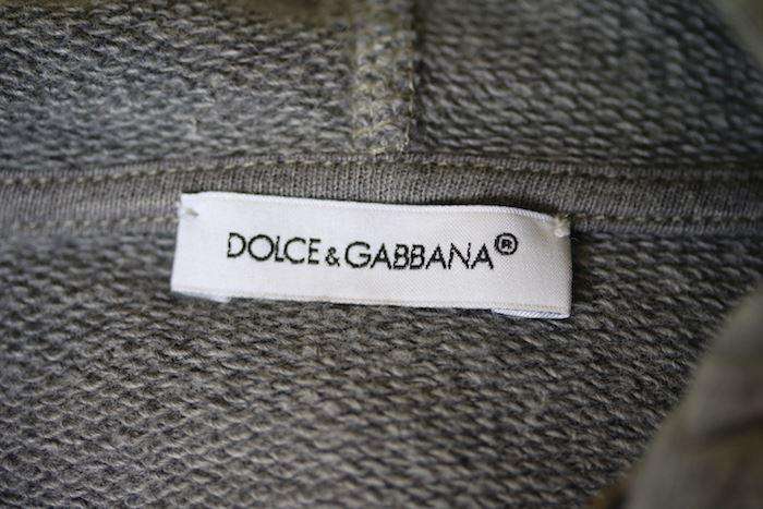 DOLCE & GABBANA BABY BOYS GREY ZIP-UP TOP 9-12 MONTHS - Image 3