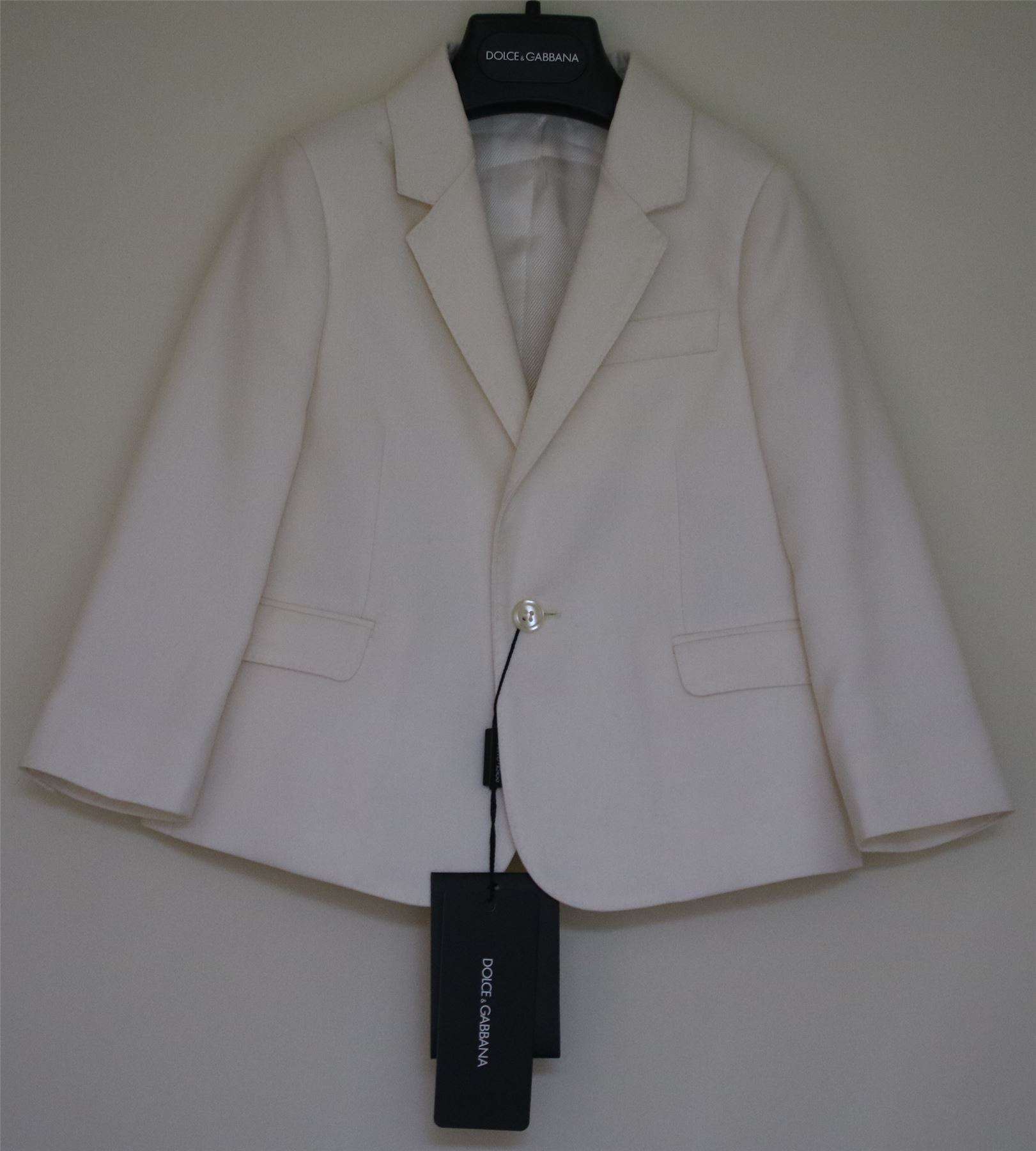 DOLCE & GABBANA BABY BOYS IVORY SHORTS SUIT 18-24 MONTHS - Image 3