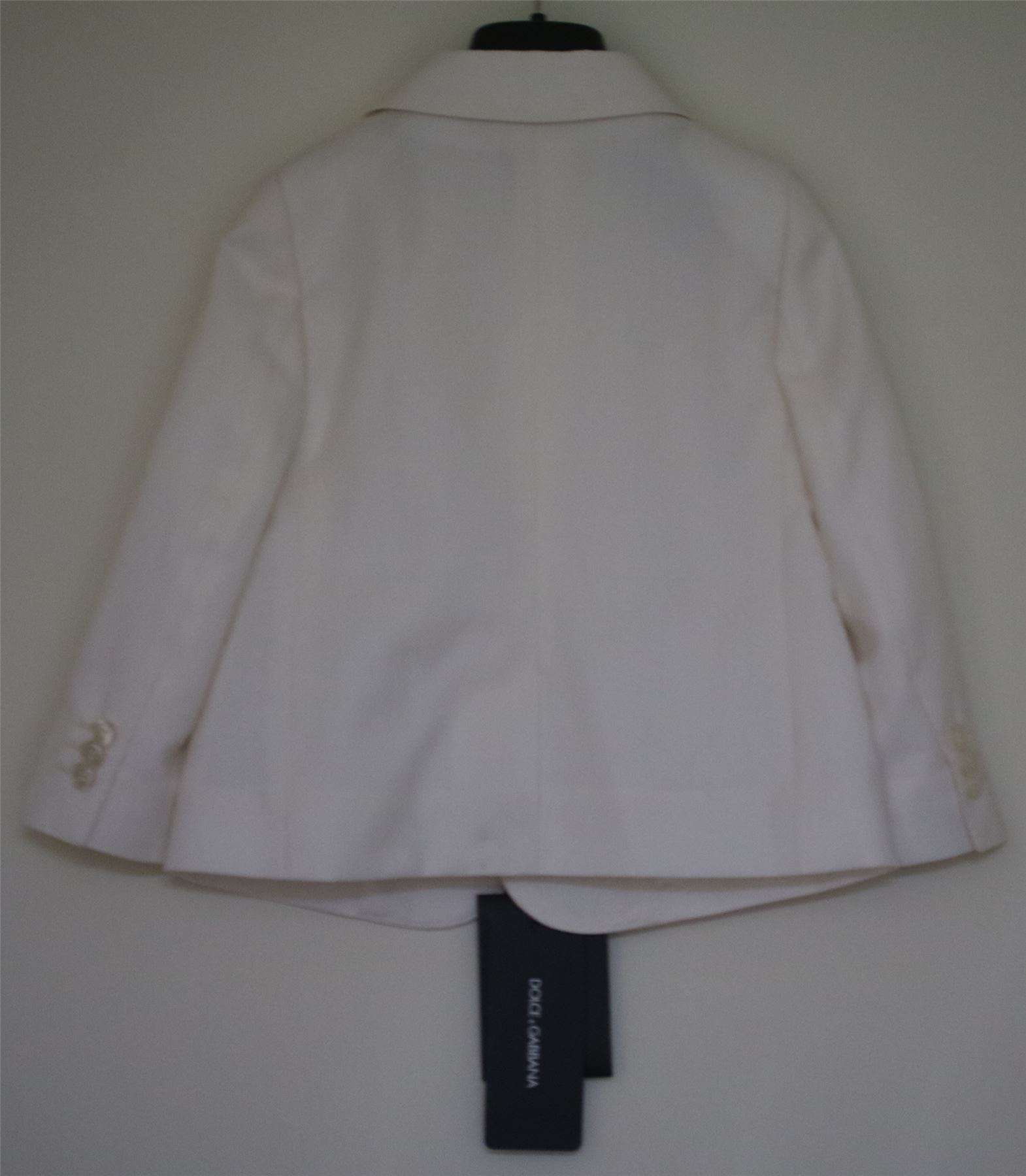 DOLCE & GABBANA BABY BOYS IVORY SHORTS SUIT 18-24 MONTHS - Image 4
