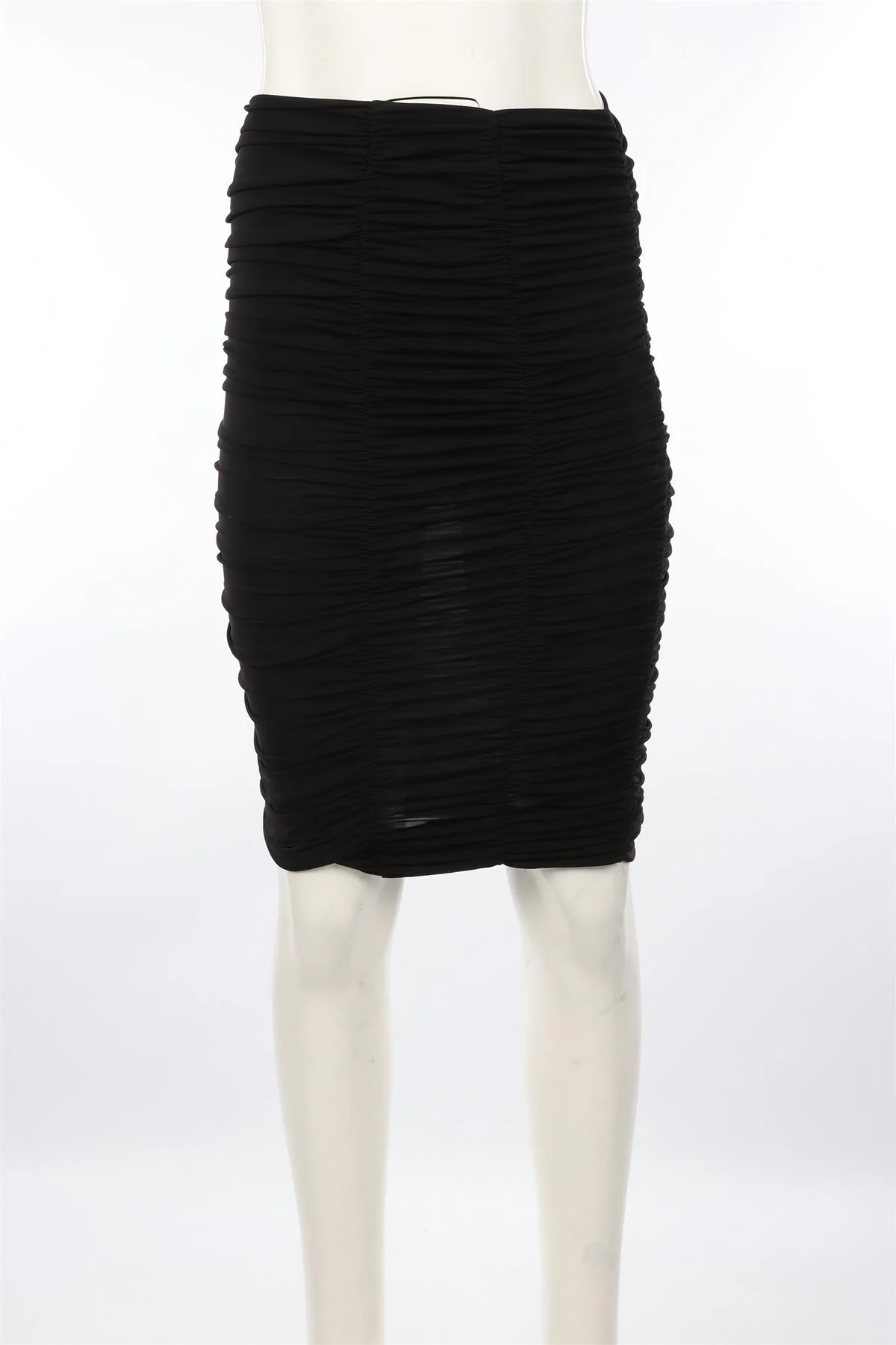 DOLCE & GABBANA BLACK JERSEY SKIRT IT 38 UK 6 - Image 2