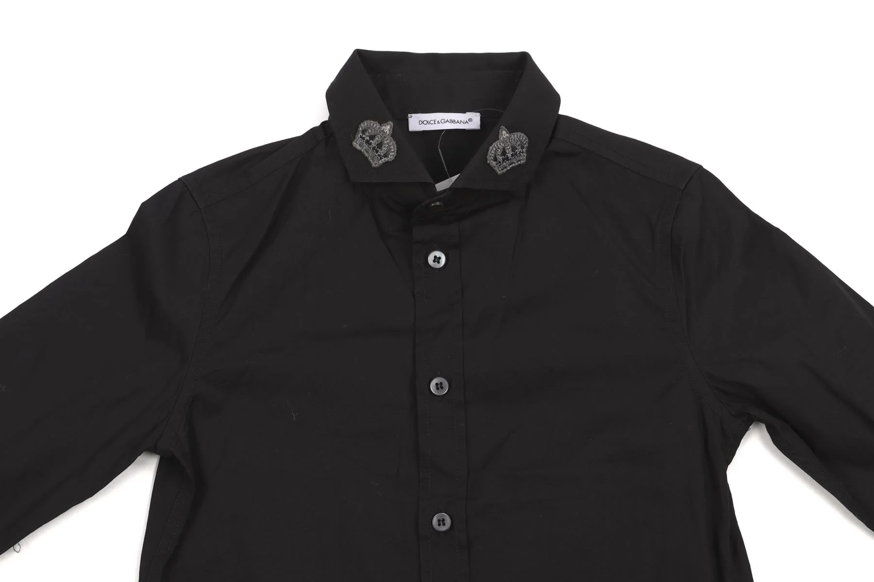 DOLCE & GABBANA BLACK KIDS BOYS SHIRT 3 YEARS - Image 3