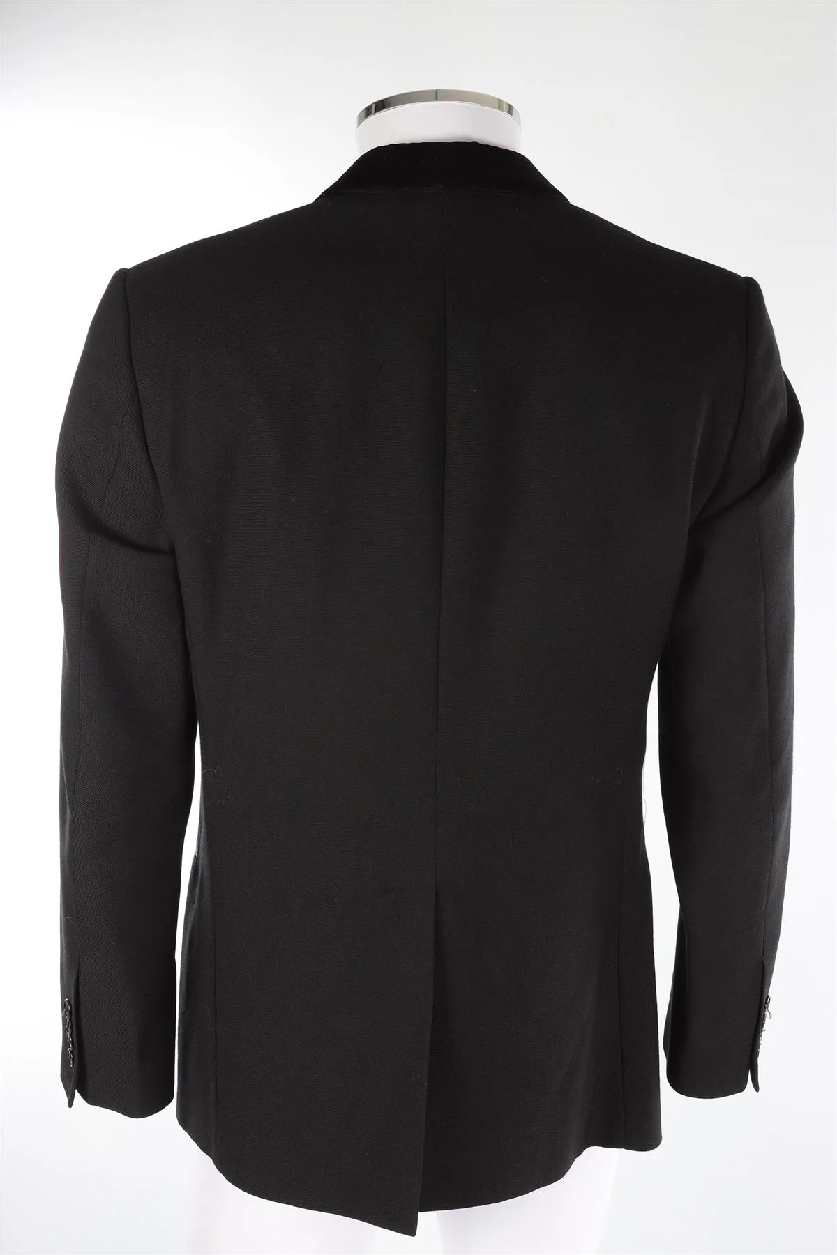 DOLCE & GABBANA BLACK MEN'S MARTINI WOOL BLAZER IT 50 - Image 4
