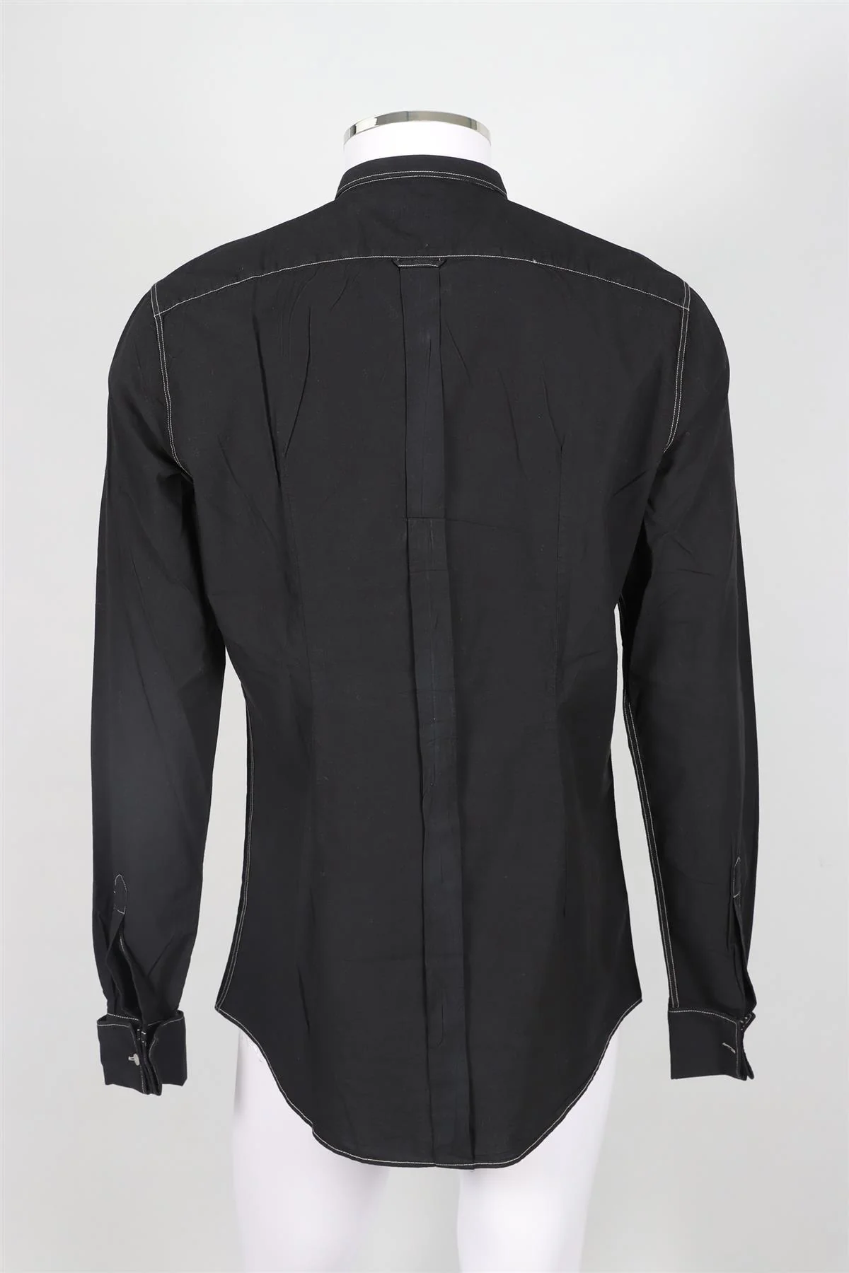 DOLCE & GABBANA BLACK & WHITE MEN'S COTTON SHIRT UK/US COLLAR 16 1/2 UK/US CHEST 42 - Image 4