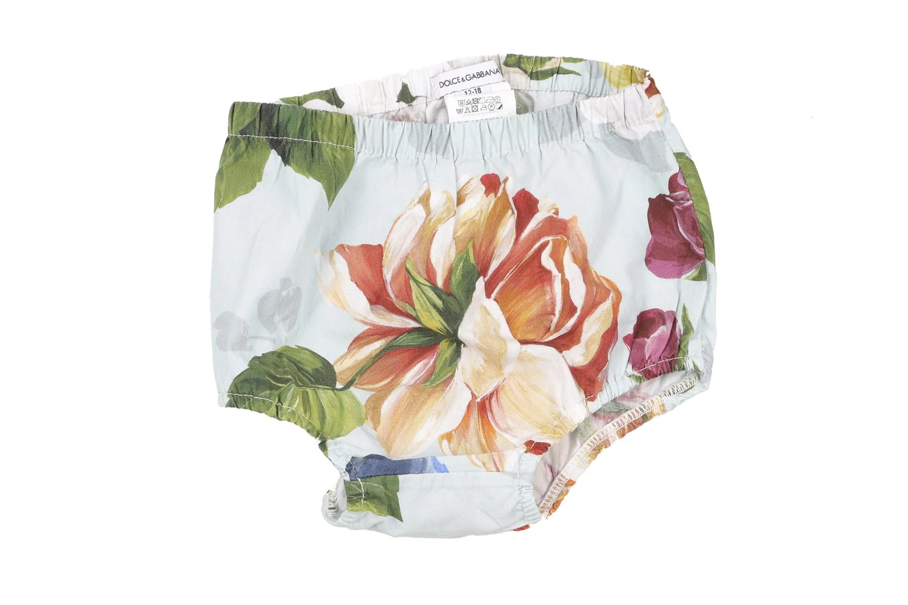 DOLCE & GABBANA BLUE BABY GIRLS DRESS AND BLOOMERS SET 12-18 MONTHS - Image 6