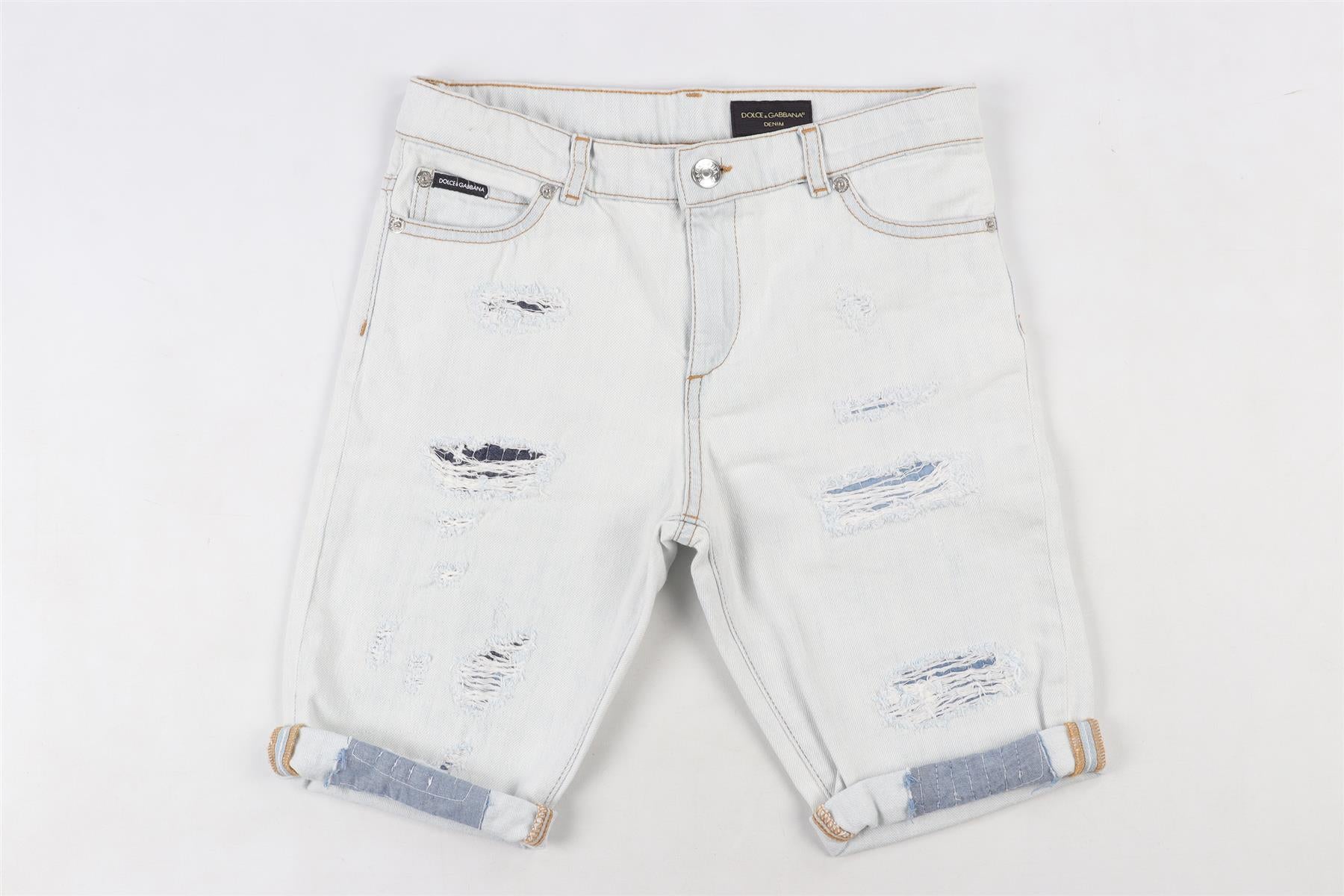 DOLCE & GABBANA BLUE KIDS BOYS SHORTS 9-10 YEARS - Image 2