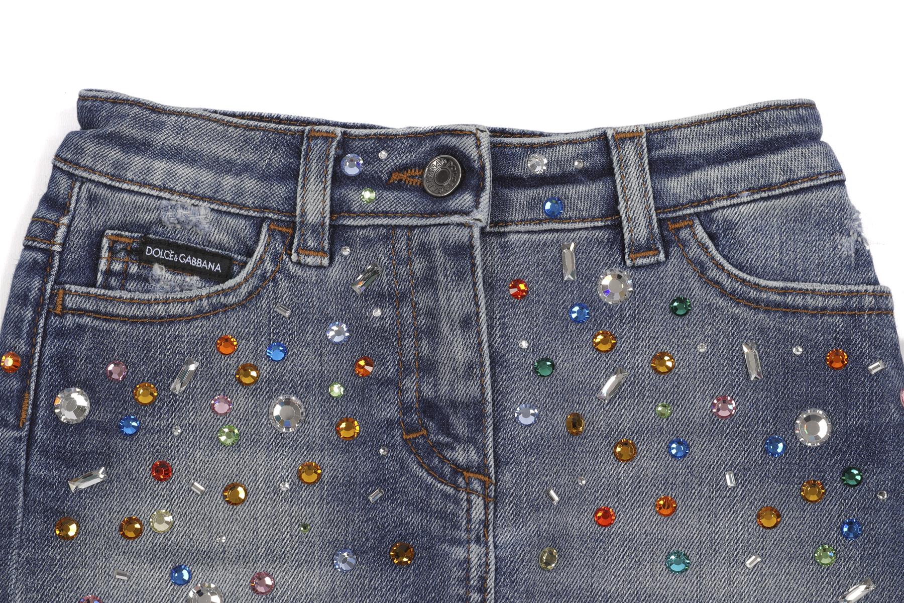 DOLCE & GABBANA BLUE KIDS GIRLS SKIRT 2 YEARS - Image 3