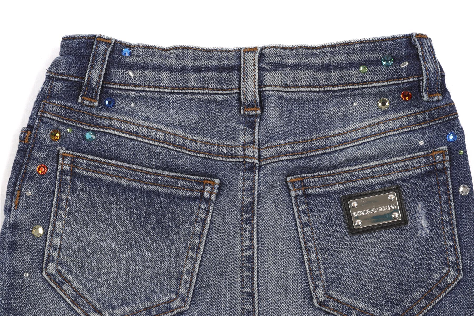 DOLCE & GABBANA BLUE KIDS GIRLS SKIRT 2 YEARS - Image 5
