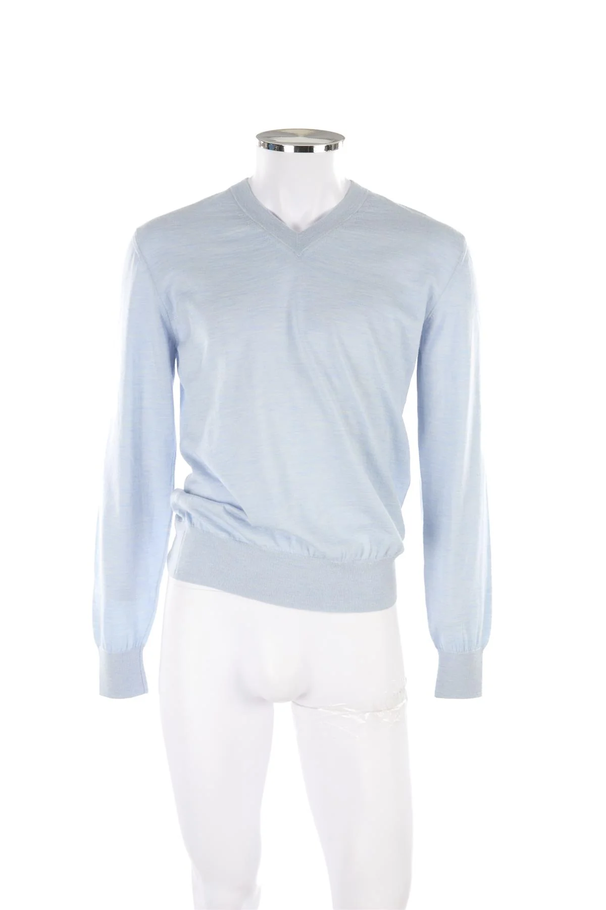 DOLCE & GABBANA BLUE MEN'S CASHMERE SWEATER UK/US 38 FR 48 IT 48 - Image 2
