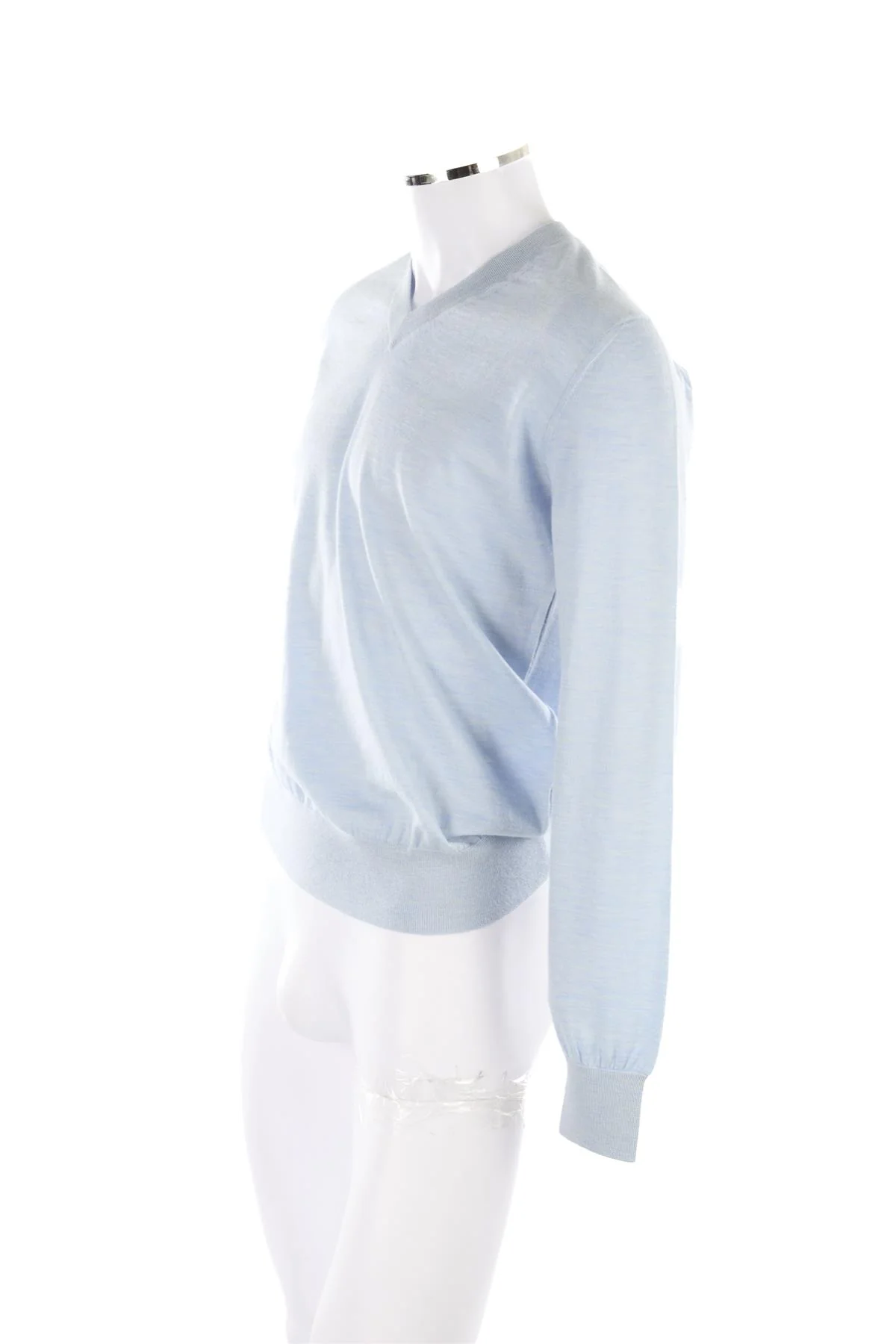 DOLCE & GABBANA BLUE MEN'S CASHMERE SWEATER UK/US 38 FR 48 IT 48 - Image 3