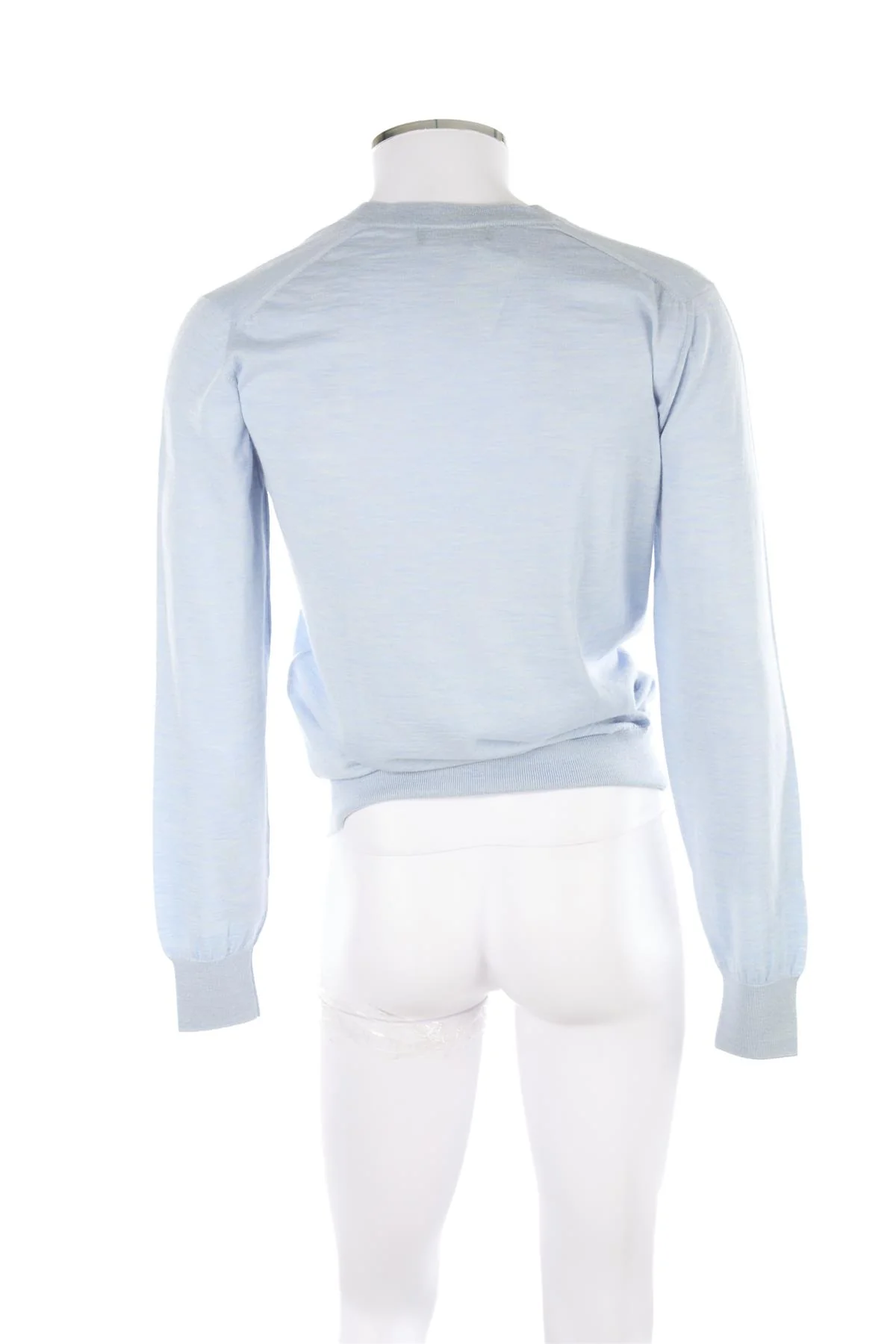 DOLCE & GABBANA BLUE MEN'S CASHMERE SWEATER UK/US 38 FR 48 IT 48 - Image 4