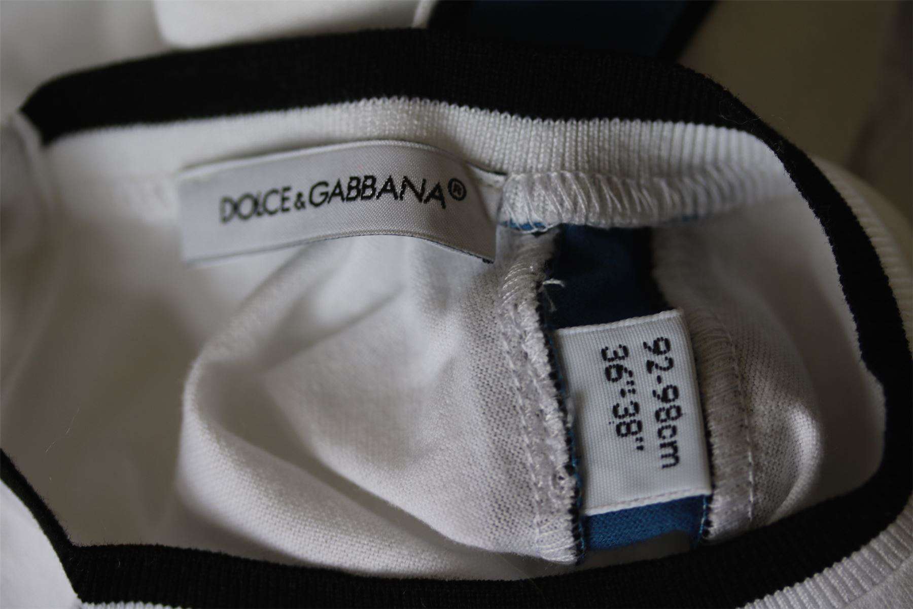 DOLCE & GABBANA BOYS RACING PATCH TOP 24-30 MONTHS - Image 4