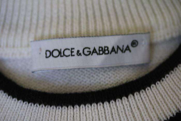 DOLCE & GABBANA BOYS WHITE SWEATER 2 YEARS - Image 3