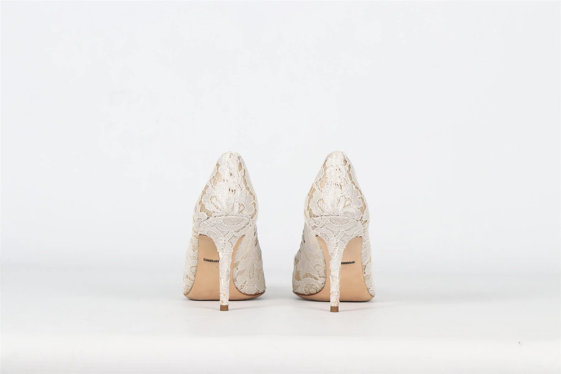 DOLCE & GABBANA CRYSTAL AND LACE PUMPS EU 39 UK 6 US 9 - Image 5