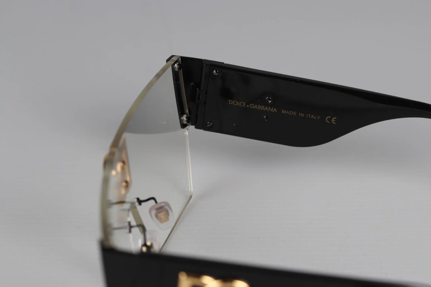 DOLCE & GABBANA D-FRAME ACETATE SUNGLASSES - Image 6