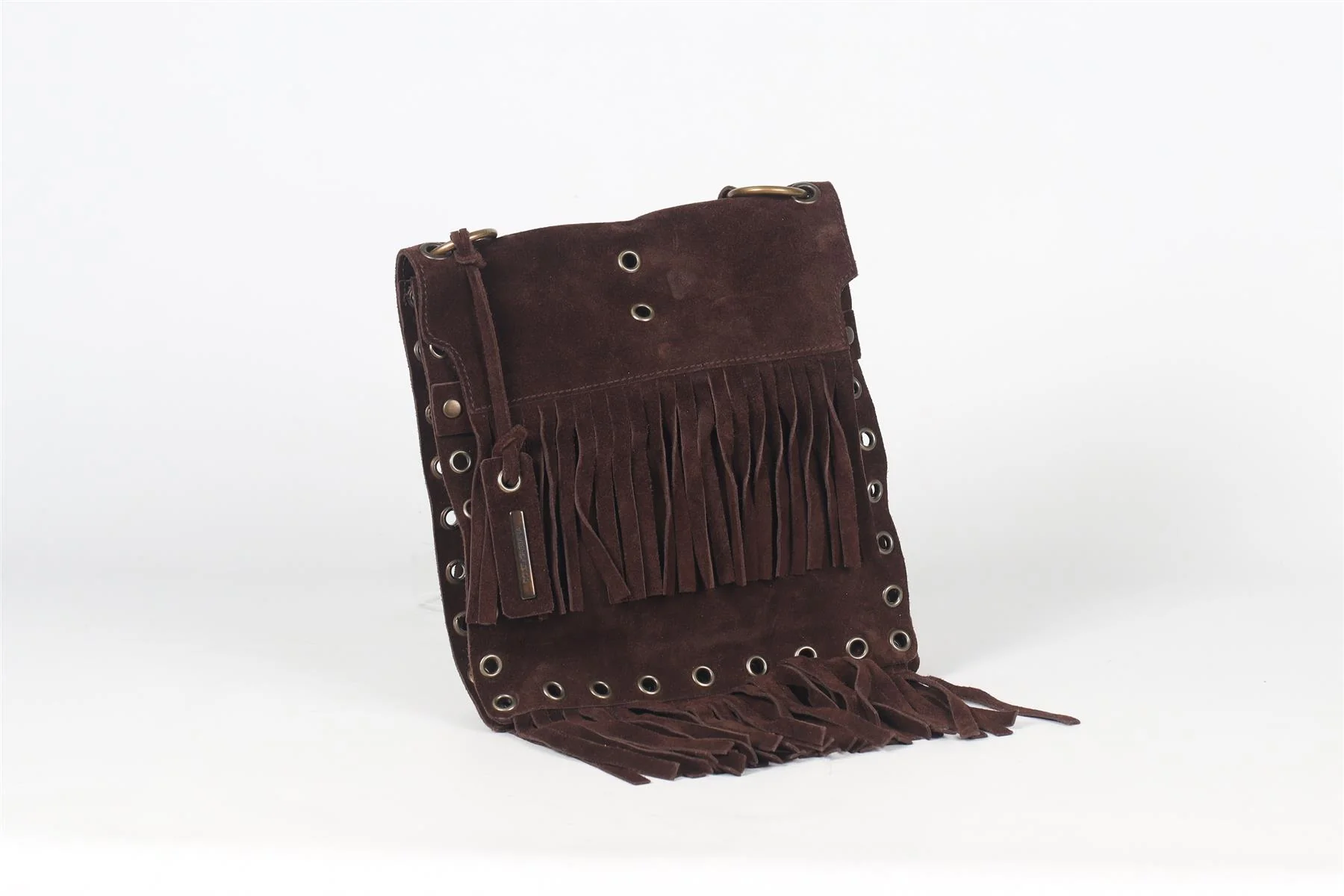 DOLCE & GABBANA FRINGED SUEDE SHOULDER BAG - Image 3