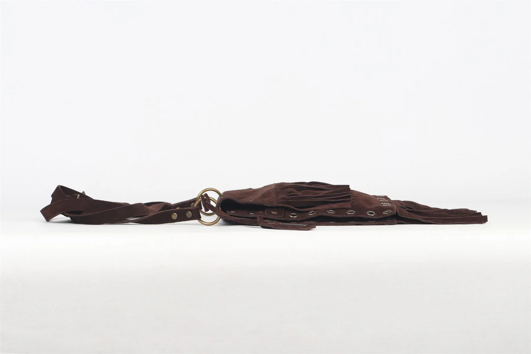 DOLCE & GABBANA FRINGED SUEDE SHOULDER BAG - Image 4