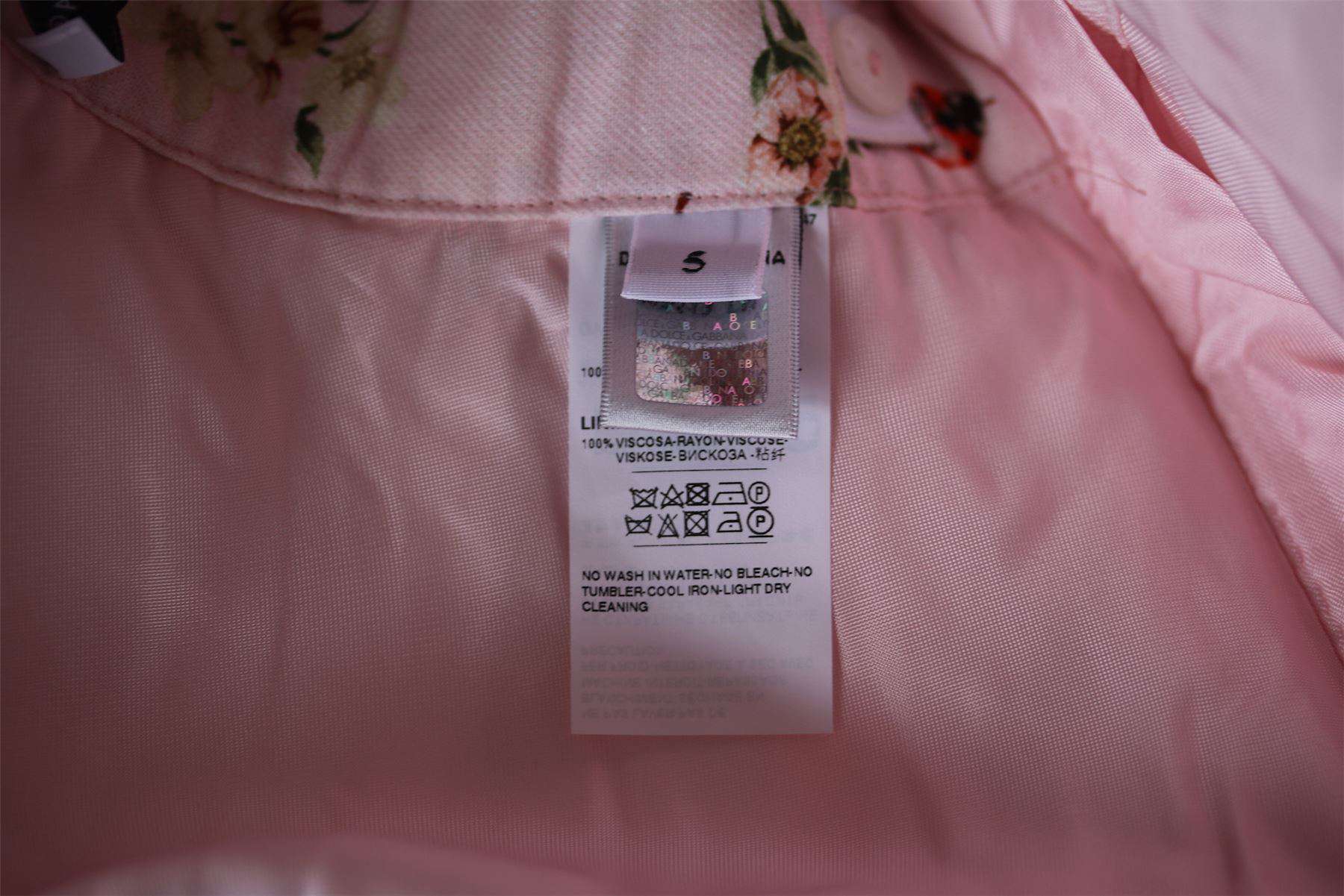 DOLCE & GABBANA GIRLS PINK LADYBIRD PRINT SKIRT 5 YEARS - Image 6