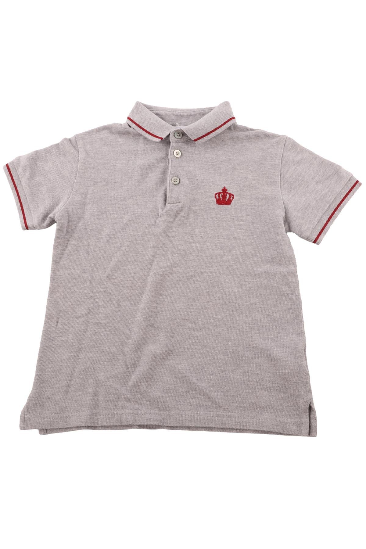 DOLCE & GABBANA GREY KIDS BOYS POLO SHIRT 3 YEARS