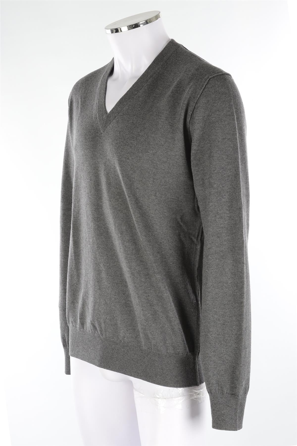 DOLCE & GABBANA GREY MEN'S WOOL SWEATER IT 52 UK 42 - Image 3