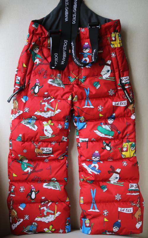 DOLCE & GABBANA KIDS UNISEX SKI PANTS SALOPETTES 5 YEARS - Image 3
