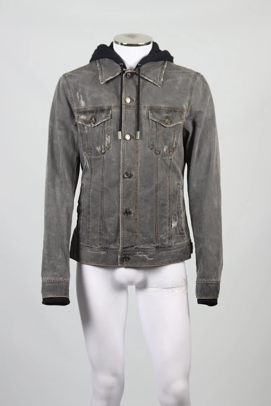 DOLCE & GABBANA MEN'S COTTON AND DENIM JACKET IT 50 UK/US 40 FR 50 - Image 2
