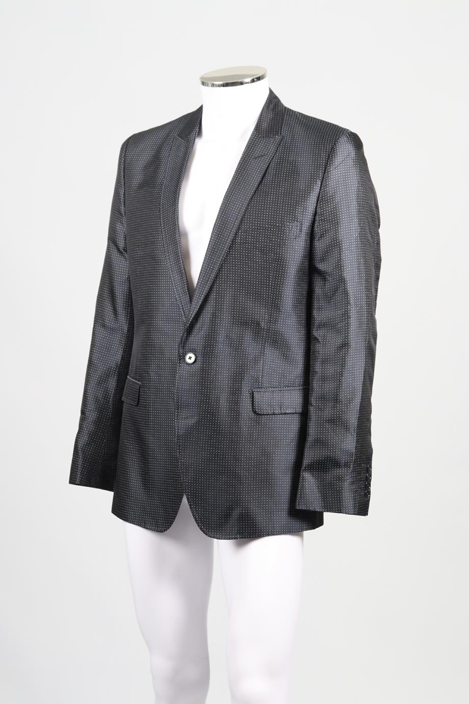 DOLCE & GABBANA MEN'S SILK BLAZER IT 52 UK/US CHEST 42 - Image 3