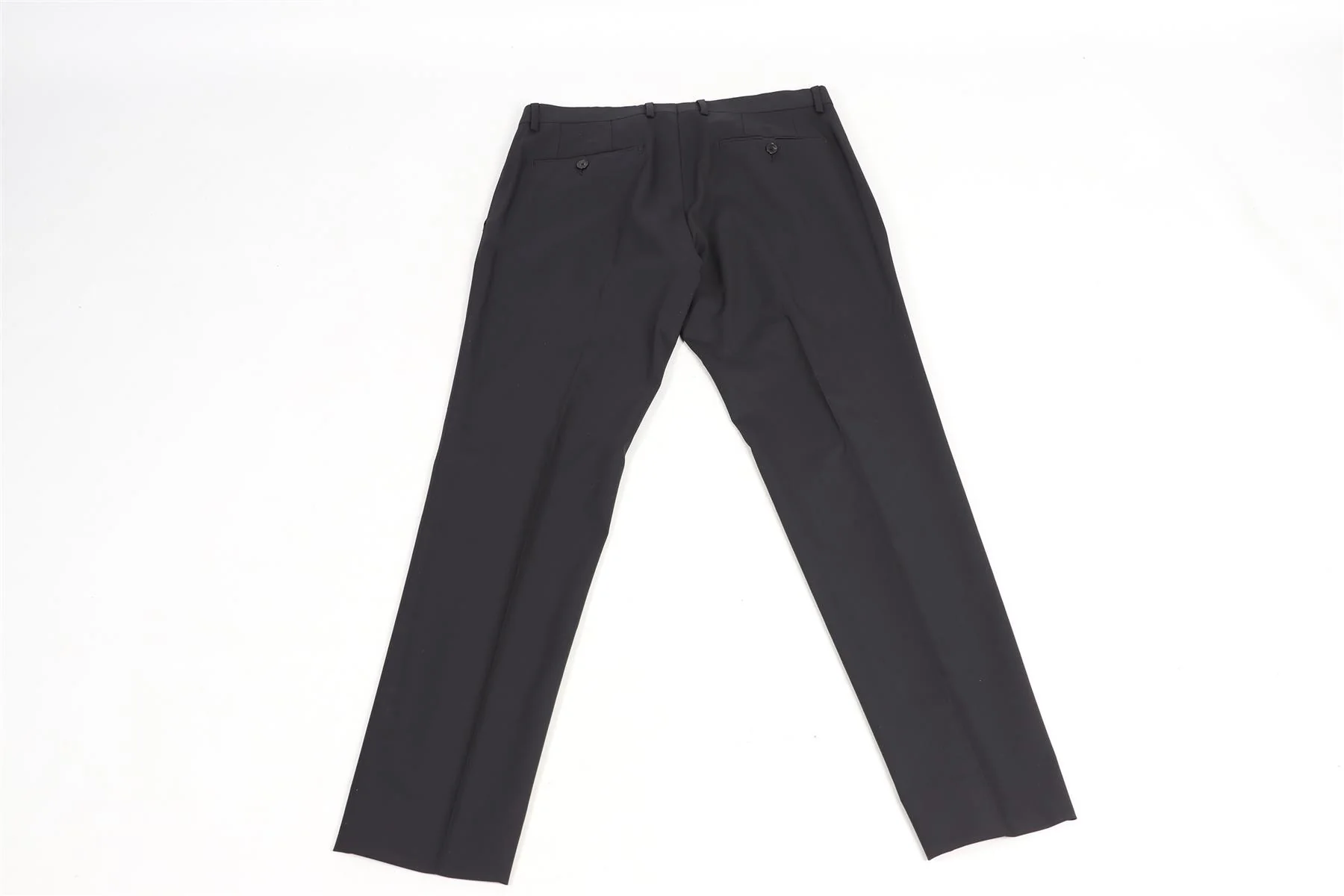 DOLCE & GABBANA MEN'S WOOL BLEND STRAIGHT LEG PANTS IT 48 UK 32 - Image 4