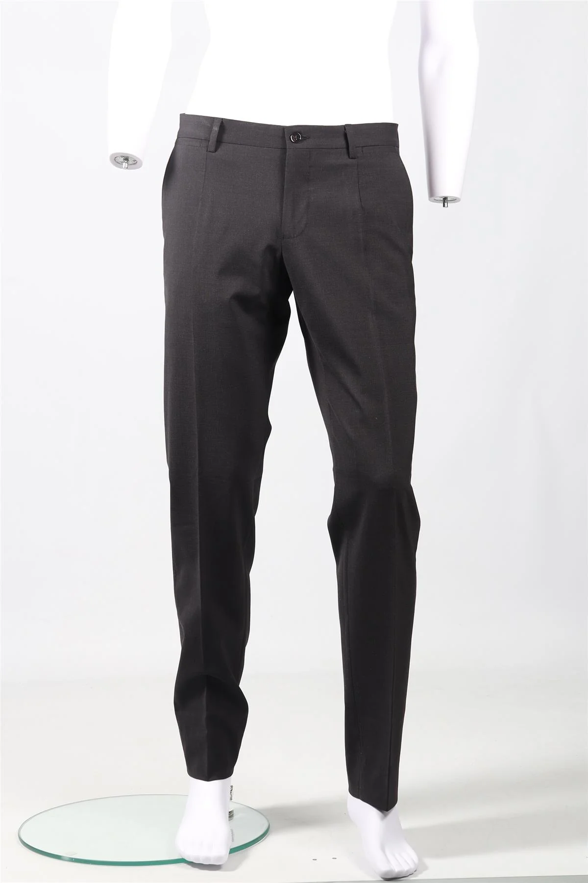 DOLCE & GABBANA MEN'S WOOL BLEND STRAIGHT LEG PANTS IT 48 UK/US WAIST 32 - Image 2