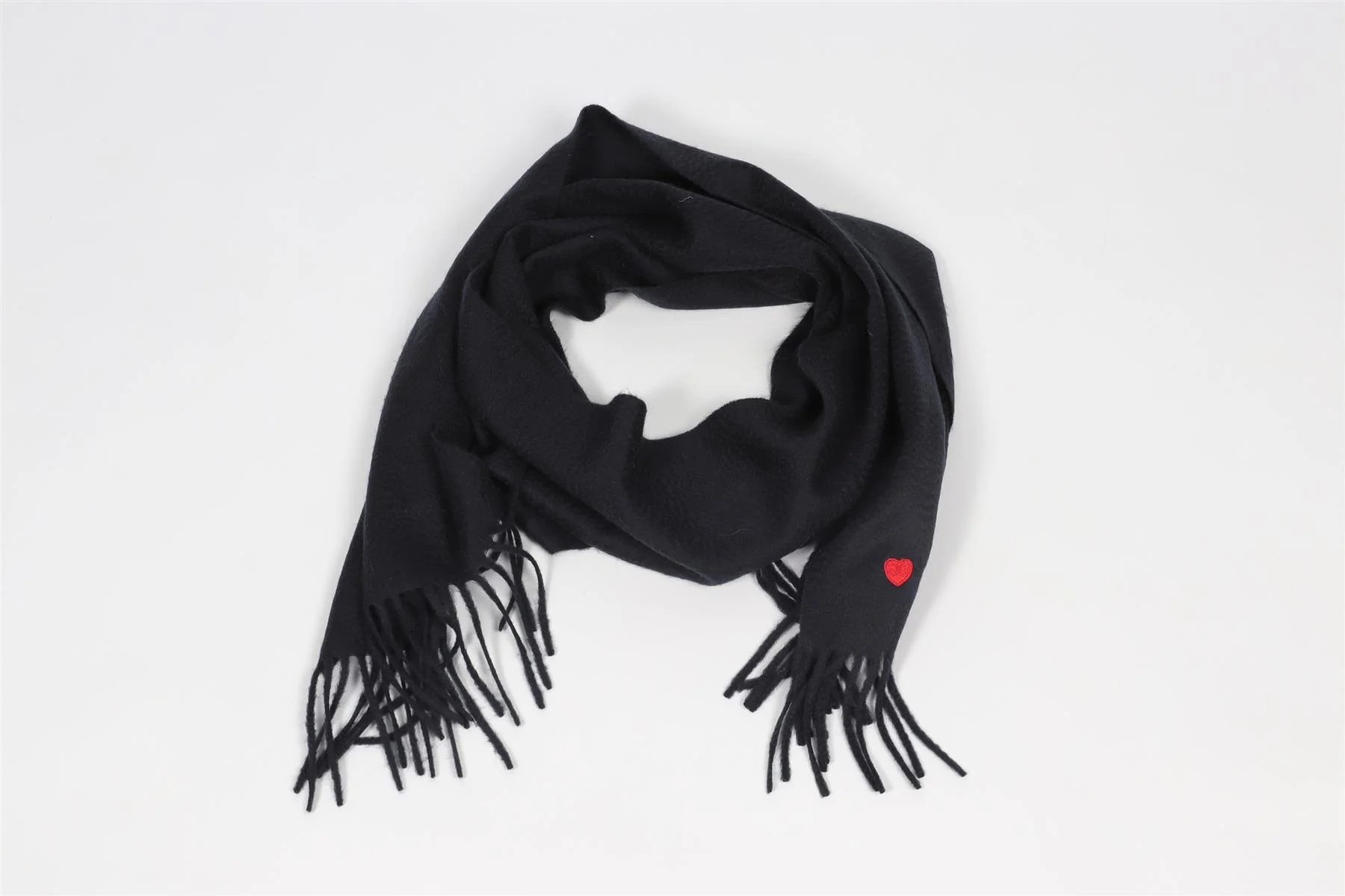 DOLCE & GABBANA NAVY CASHMERE SCARF - Image 2