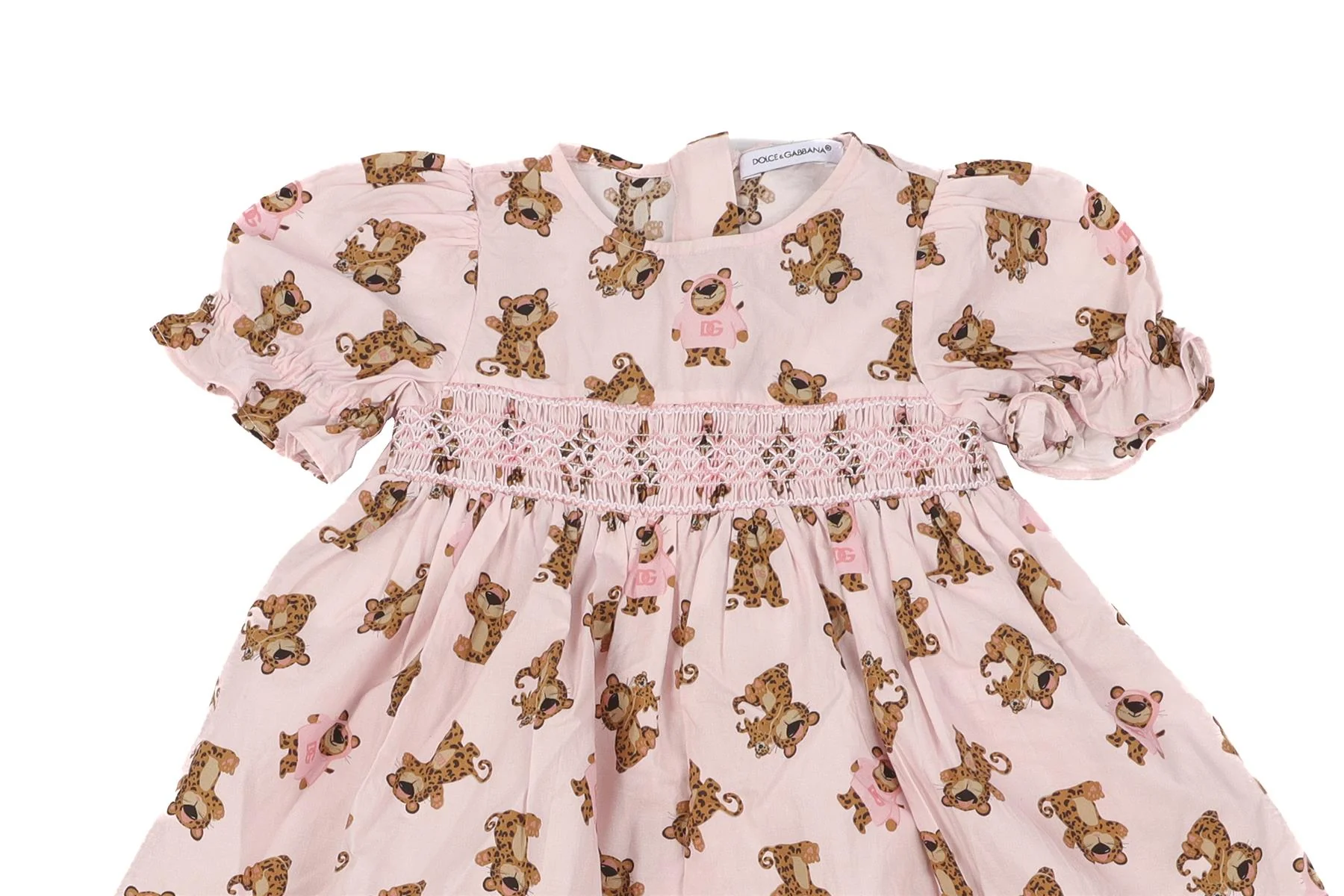 DOLCE & GABBANA PINK BABY GIRLS DRESS AND BLOOMERS SET 9-12 MONTHS - Image 3