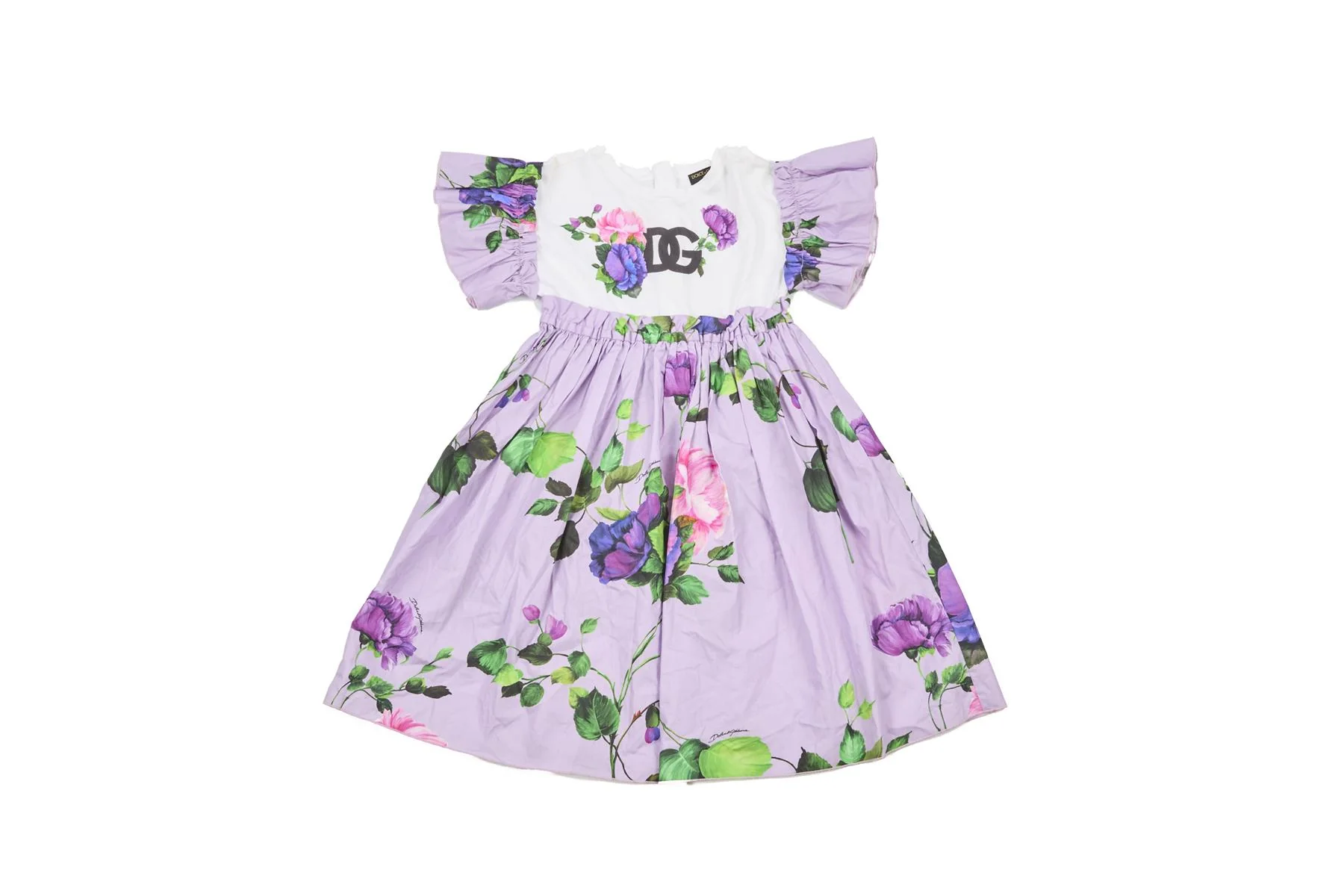 DOLCE & GABBANA PURPLE KIDS GIRLS DRESS 5 YEARS - Image 2