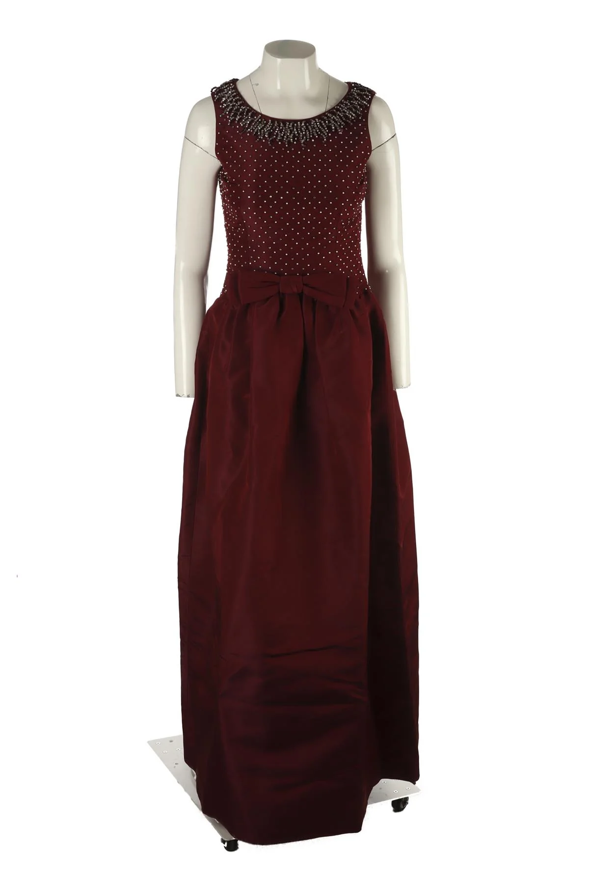 DOLCE & GABBANA RED MAXI DRESS IT 40 UK 8 - Image 2