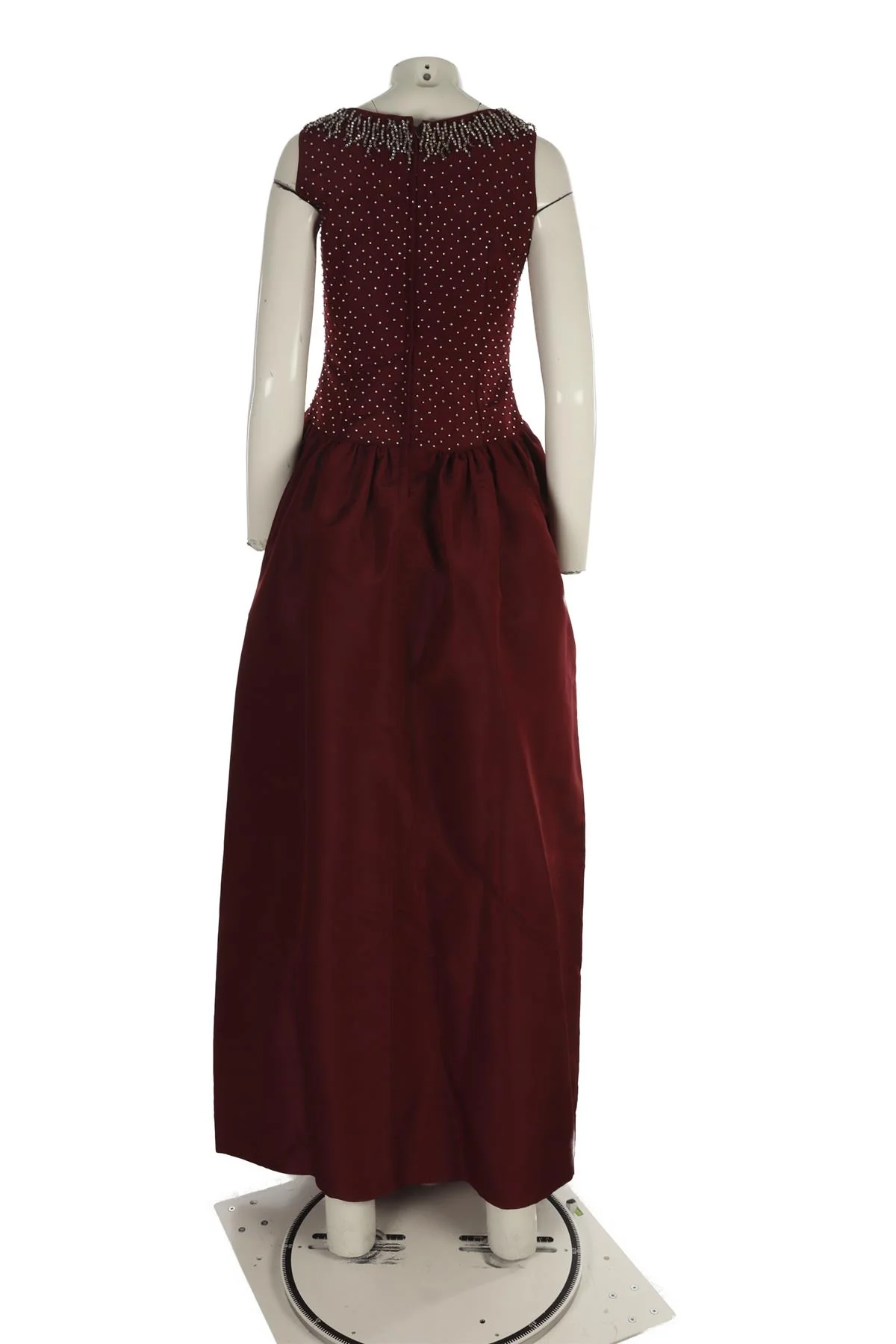 DOLCE & GABBANA RED MAXI DRESS IT 40 UK 8 - Image 4