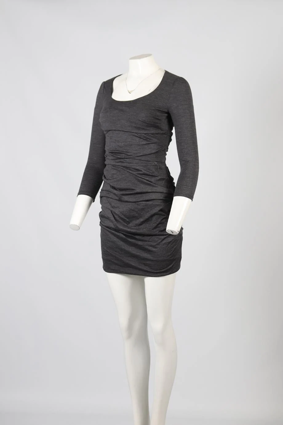 DOLCE & GABBANA RUCHED DRESS IT 40 UK 8 - Image 3