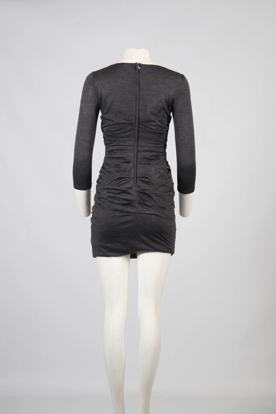 DOLCE & GABBANA RUCHED DRESS IT 40 UK 8 - Image 4