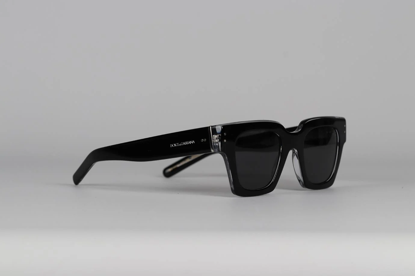 DOLCE & GABBANA SQAURE FRAME ACETATE SUNGLASSES - Image 2
