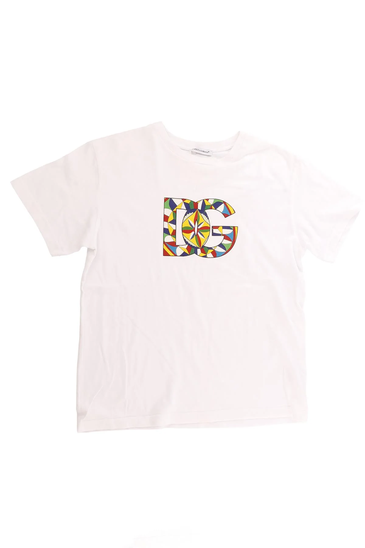 DOLCE & GABBANA WHITE KIDS BOYS T-SHIRT 9-10 YEARS