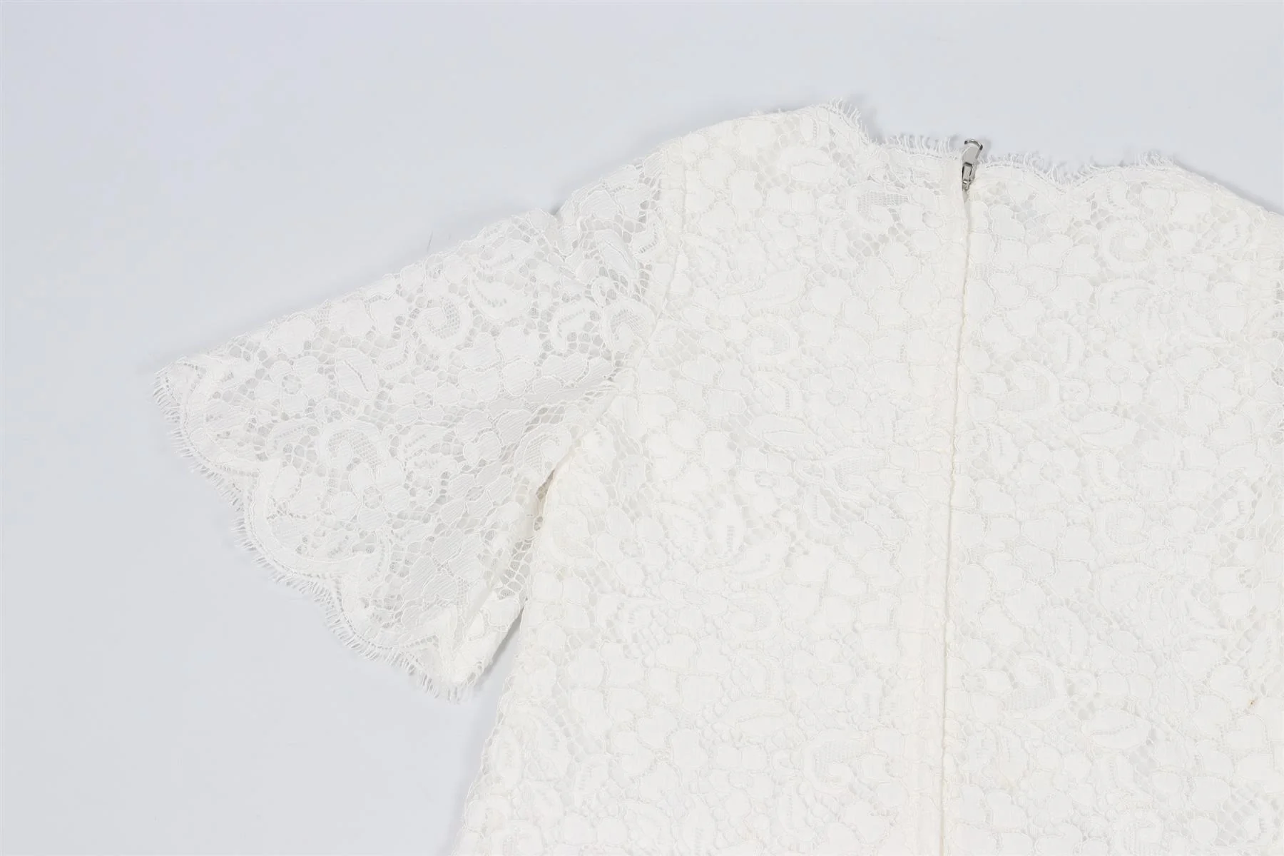 DOLCE & GABBANA WHITE KIDS GIRLS LACE DRESS 7-8 YEARS - Image 5