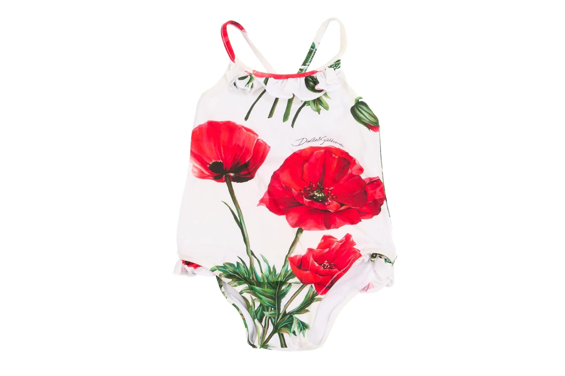 DOLCE & GABBANA WHITE KIDS GIRLS SWIMSUIT 9-12 MONTHS - Image 2
