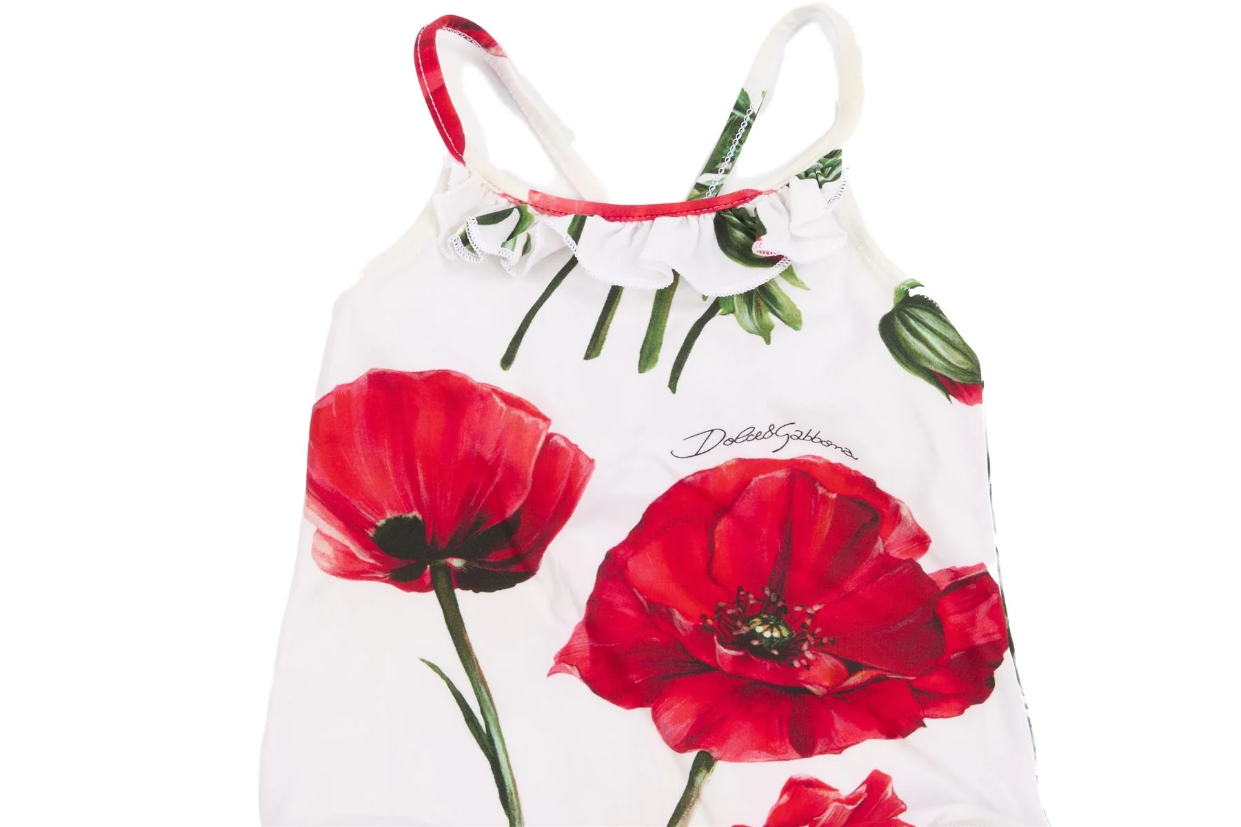DOLCE & GABBANA WHITE KIDS GIRLS SWIMSUIT 9-12 MONTHS - Image 3