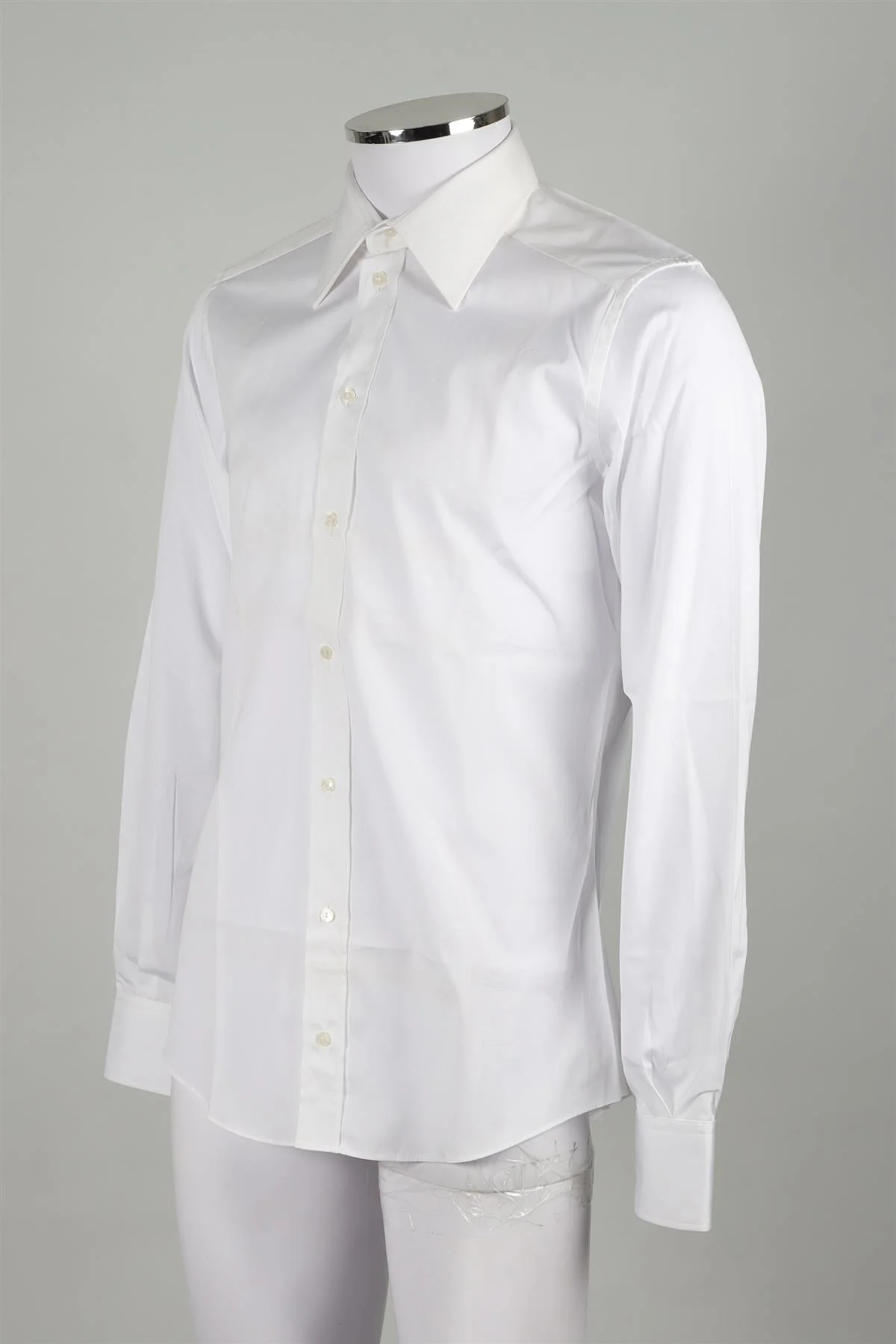 DOLCE & GABBANA WHITE MEN'S COTTON SHIRT UK/US COLLAR 15 3/4 UK/US CHEST 40 - Image 3