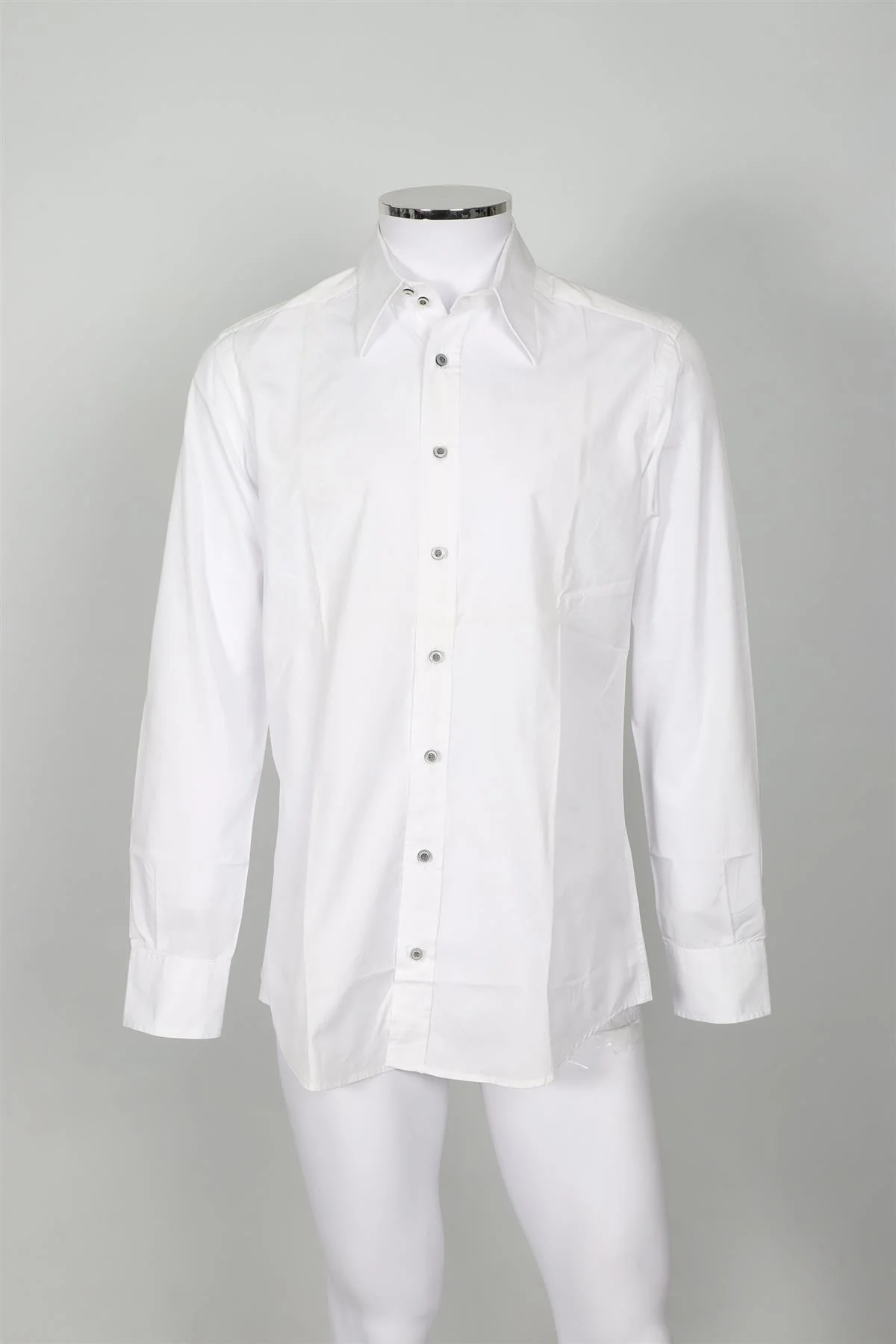 DOLCE & GABBANA WHITE MEN'S COTTON SHIRT UK/US COLLAR 16 UK/US CHEST 40 - Image 2