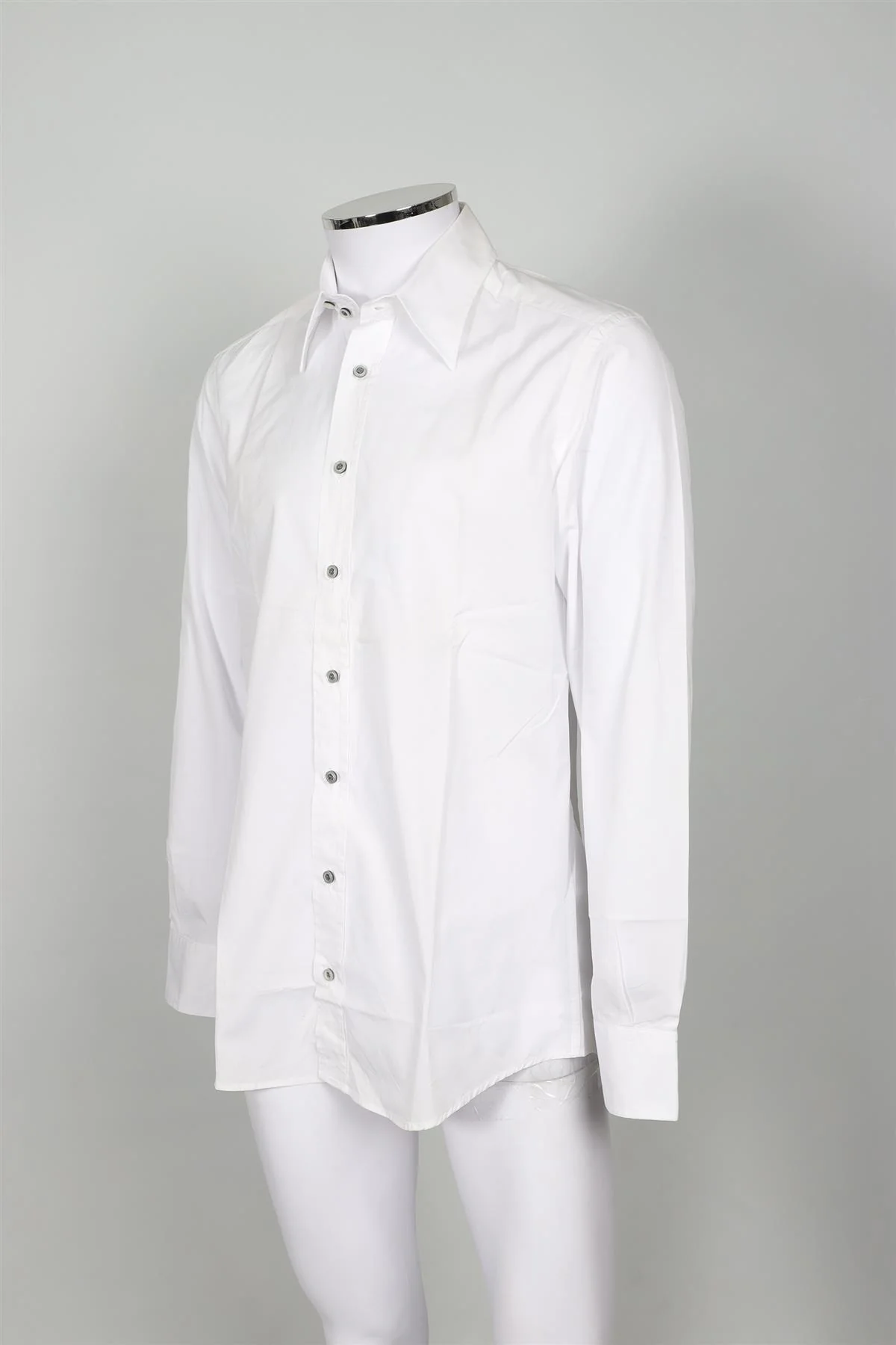 DOLCE & GABBANA WHITE MEN'S COTTON SHIRT UK/US COLLAR 16 UK/US CHEST 40 - Image 3