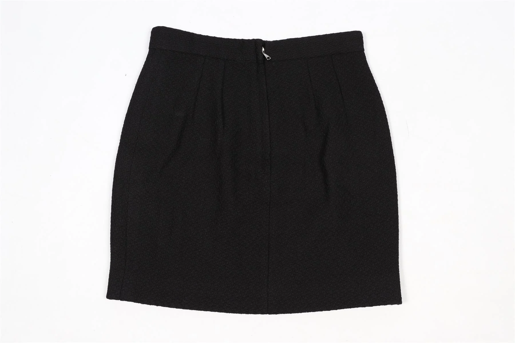 DOLCE & GABBANA WOOL MINI SKIRT IT 36 UK 4 - Image 4