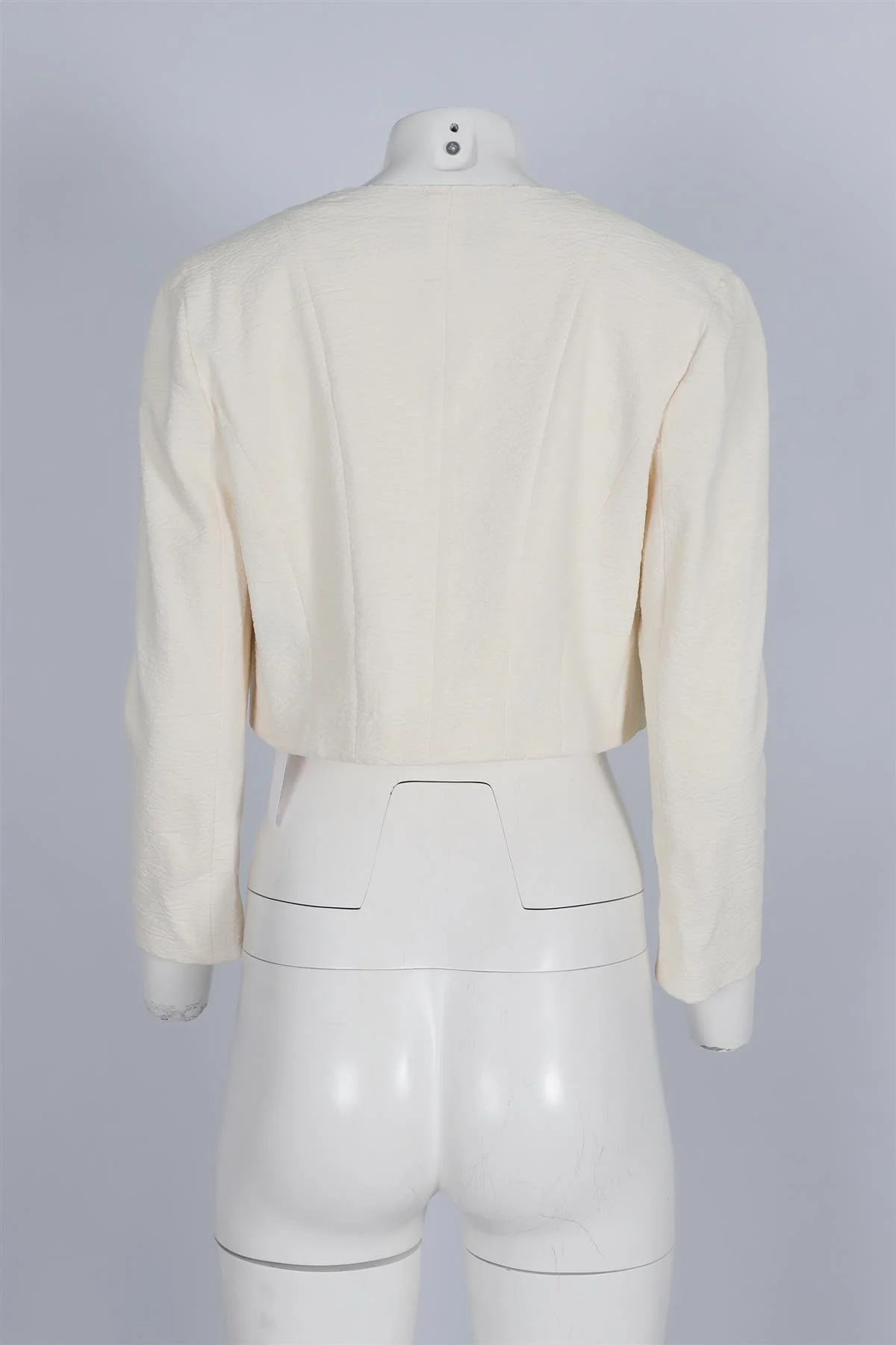 DONNA KARAN CREAM LINEN JACKET US 10 UK 14 - Image 4