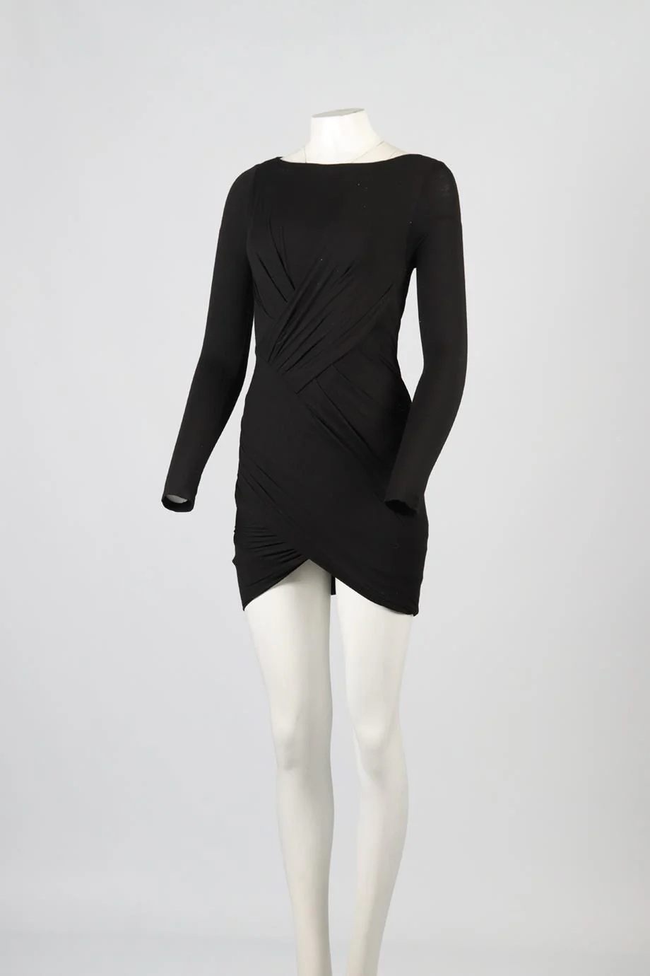 DONNA KAREN JERSEY MINI DRESS SMALL - Image 3