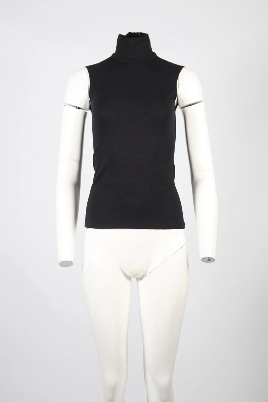 DONNA KAREN WOOL BLEND TURTLENECK TOP SMALL - Image 2