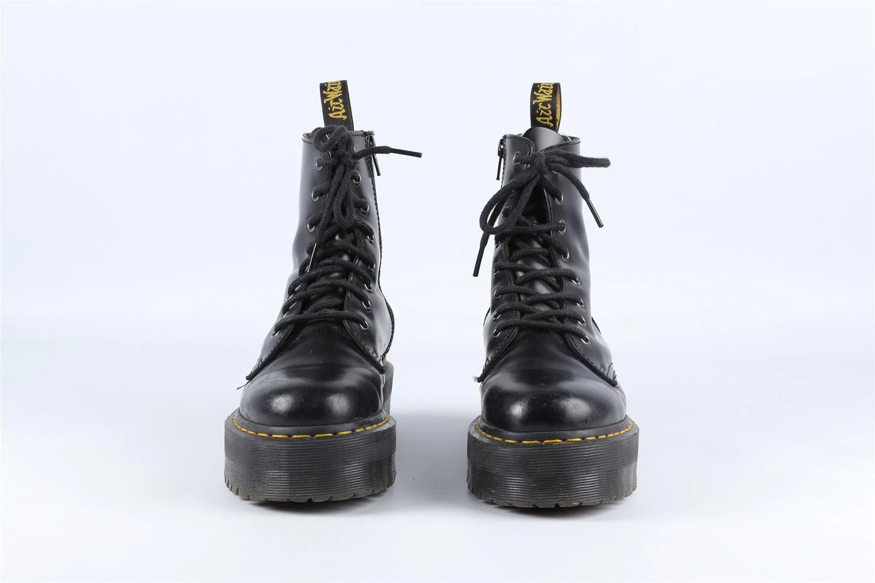 DR MARTENS BLACK LEATHER ANKLE BOOTS UK 5 EU 38 US 7 - Image 3