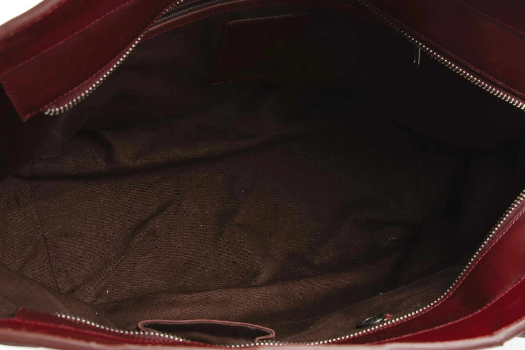 DRAGON DIFFUSION + THE MUSE BURGUNDY LEATHER SHOULDER BAG - Image 11