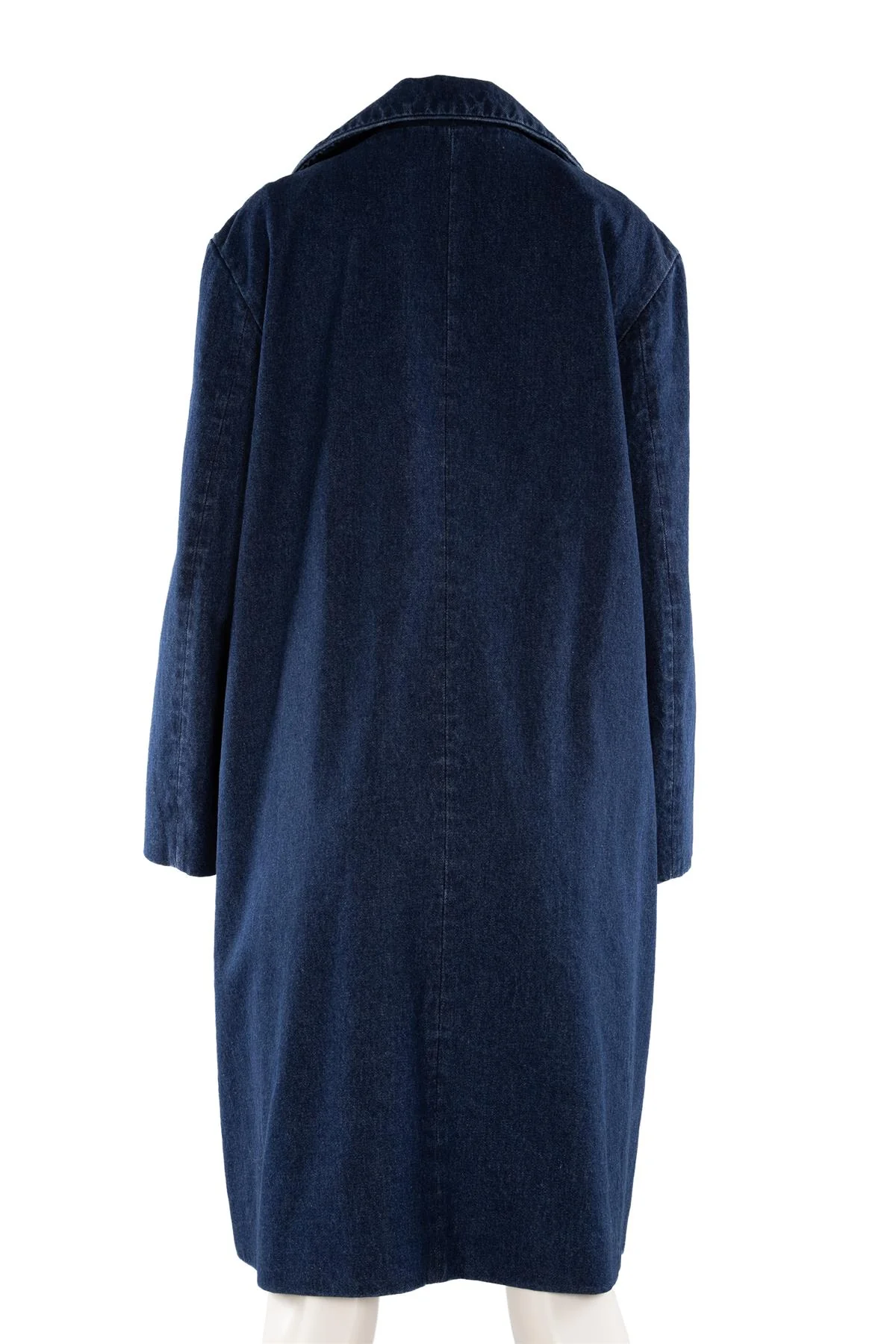 DRIES VAN NOTEN BLUE DENIM COAT LARGE - Image 4